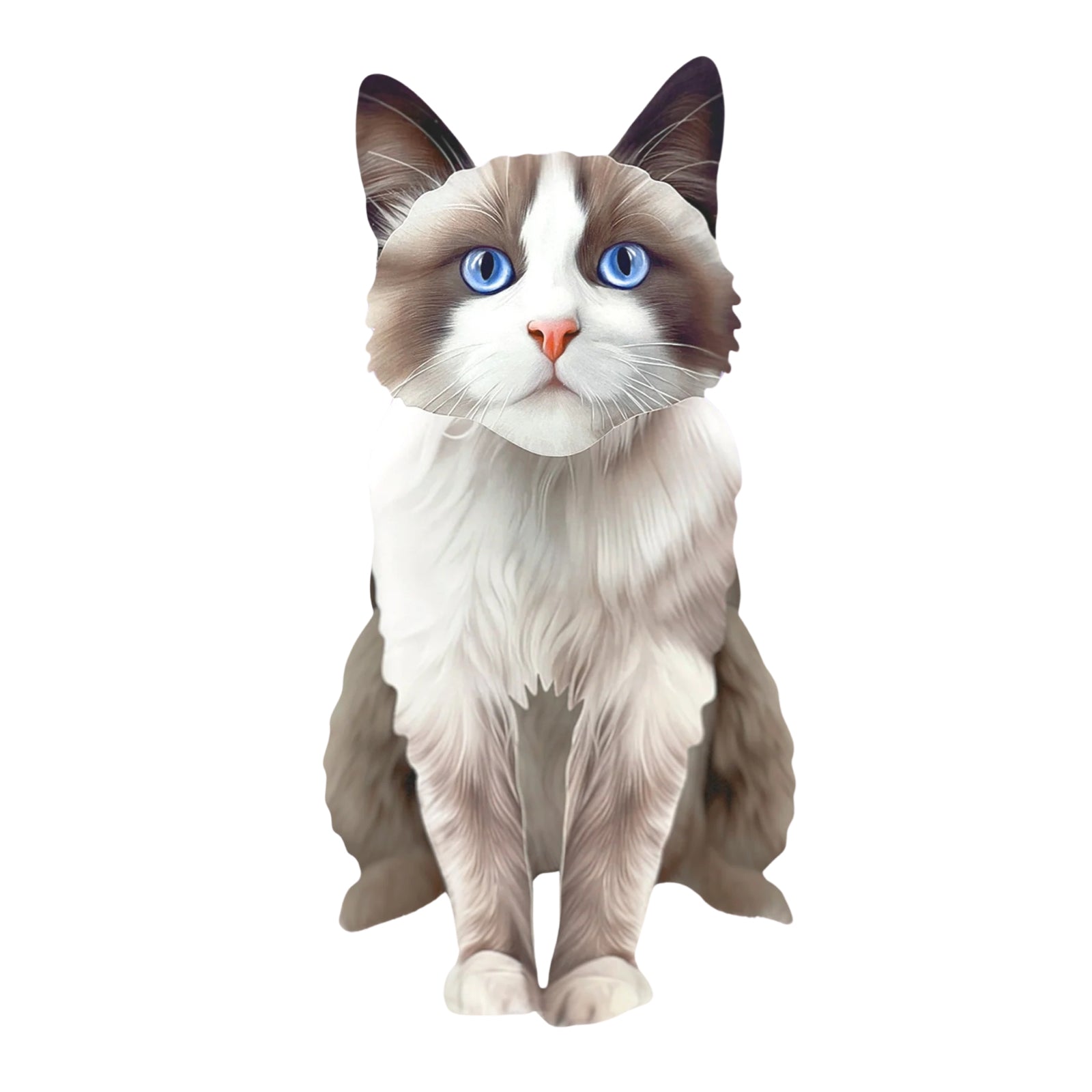 Ragdoll Cat Pop - Up Pet Card - bubblegum market