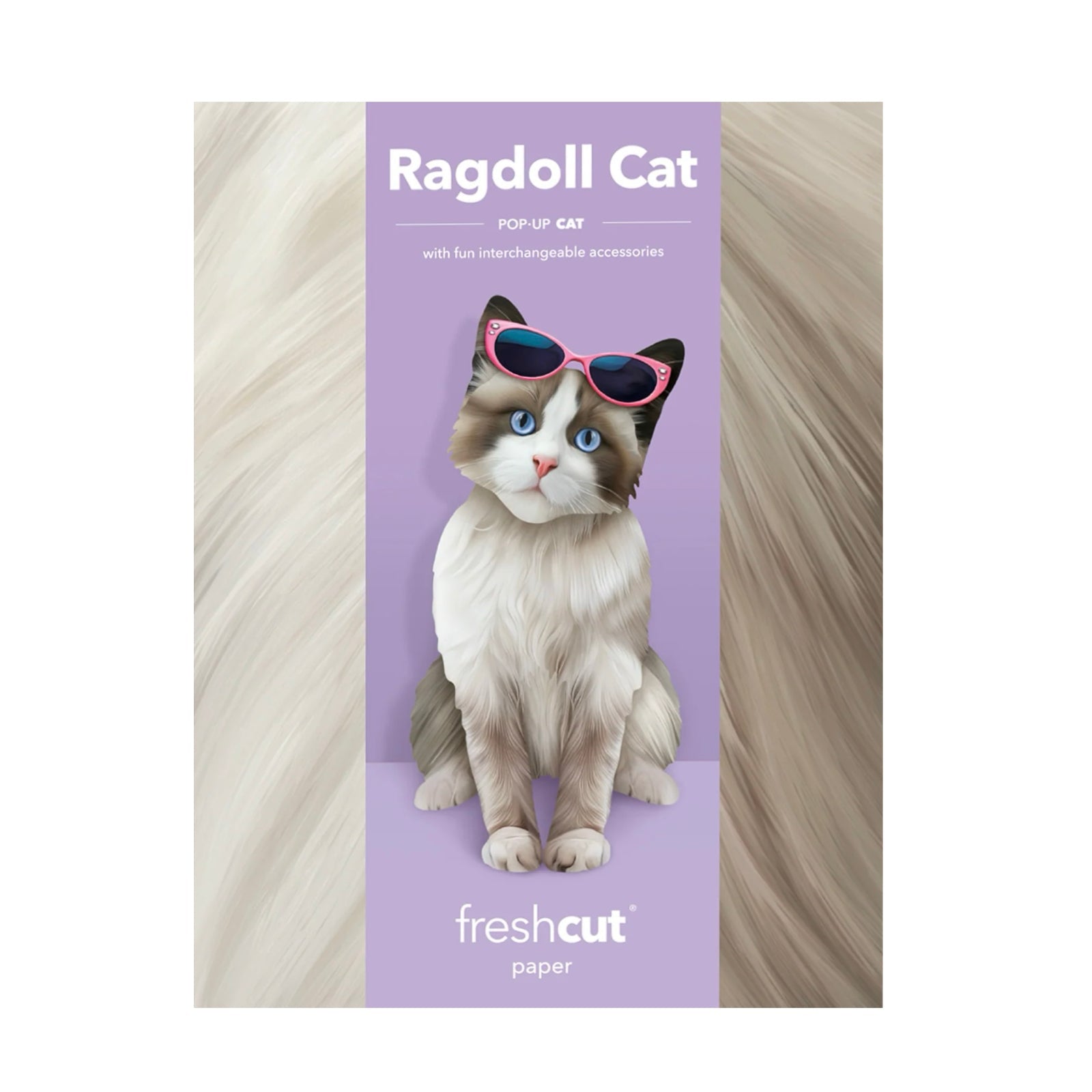 Ragdoll Cat Pop - Up Pet Card - bubblegum market