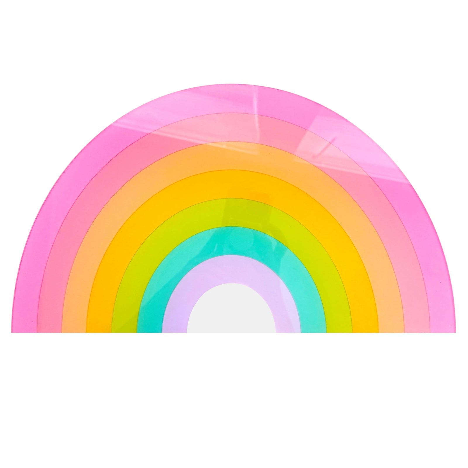 Rainbow Acrylic Serving Board - bubblegum market