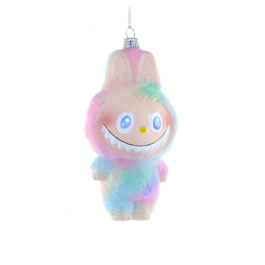 Rainbow Fuzzy Monster Ornament 5.75" - bubblegum market