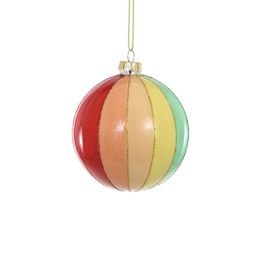 Rainbow Hue Bauble Ornament 2.75" - bubblegum market