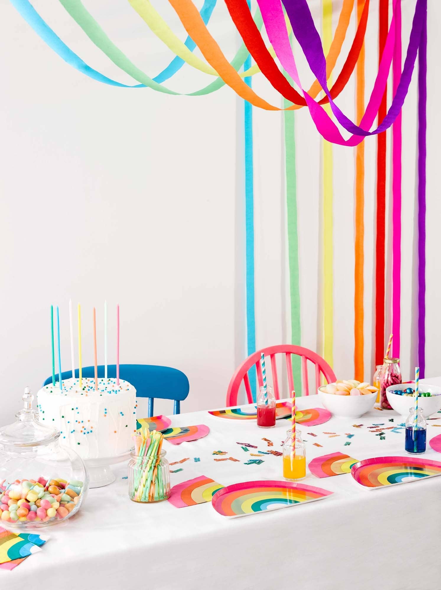 Rainbow Party Streamers - bubblegum market