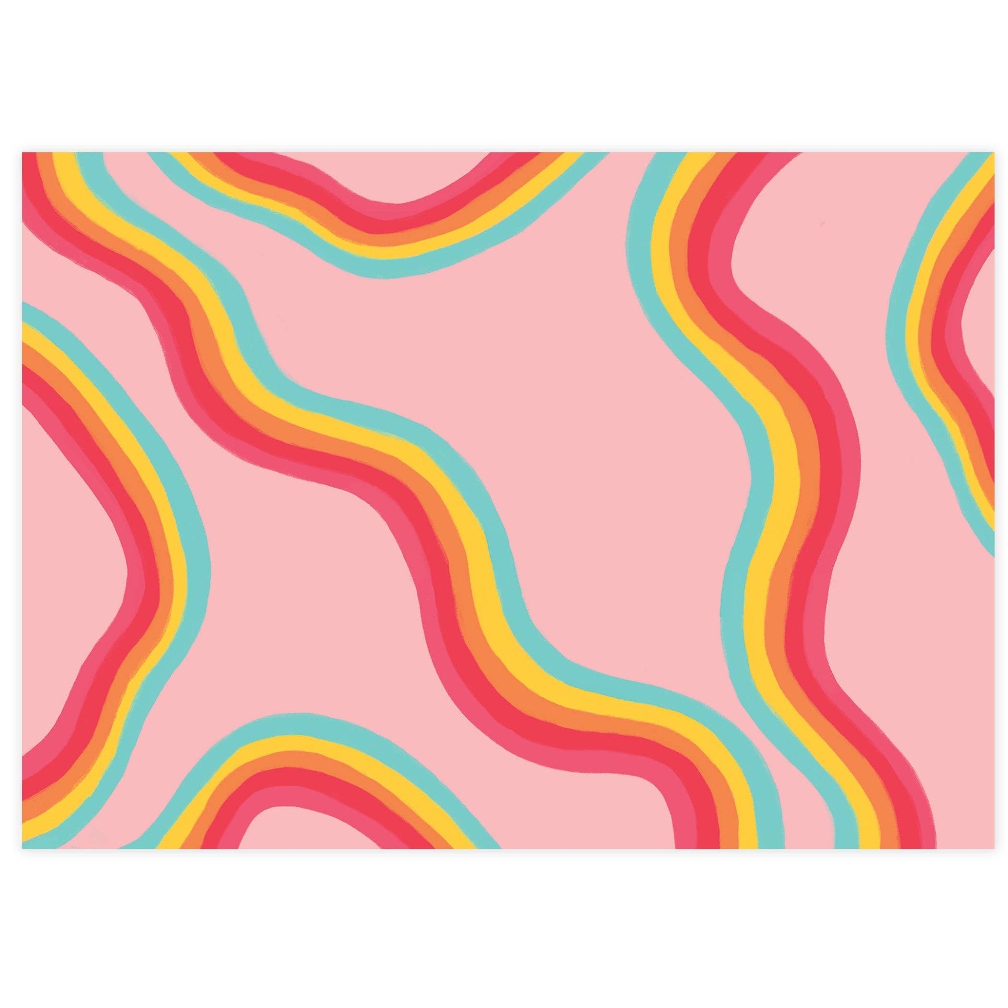 Rainbow Ribbon Tissue Paper - bubblegum market