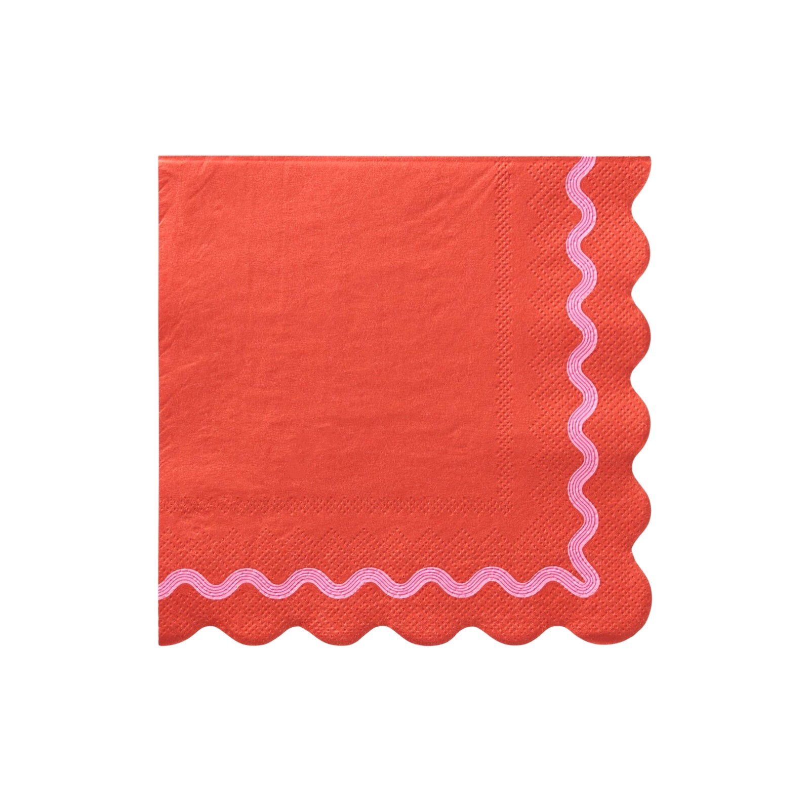 Rainbow Ric Rac Assorted Lunch Napkins - bubblegum market