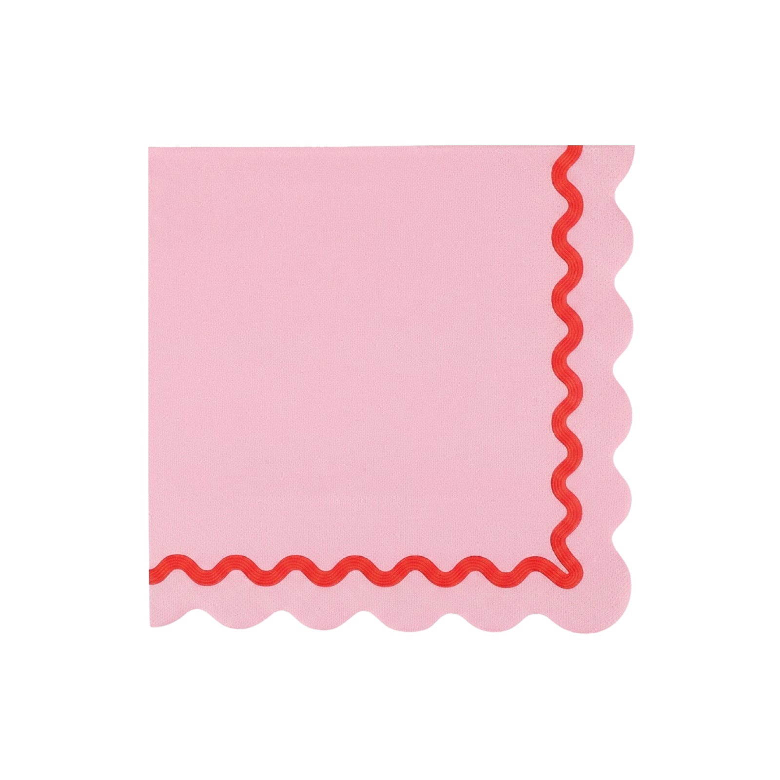 Rainbow Ric Rac Assorted Lunch Napkins - bubblegum market