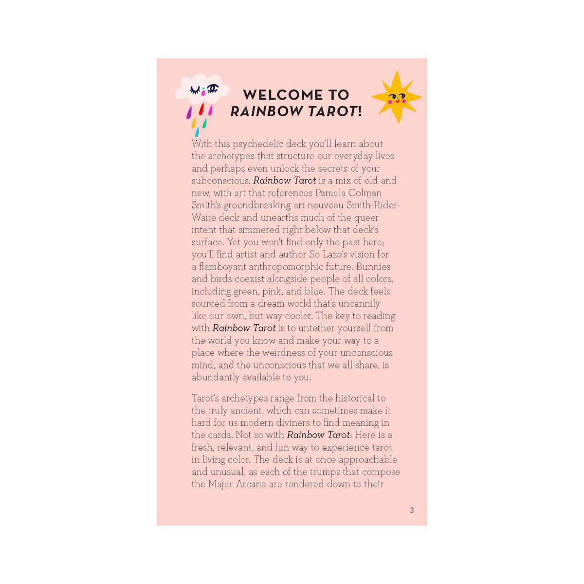 Rainbow Tarot Deck - bubblegum market