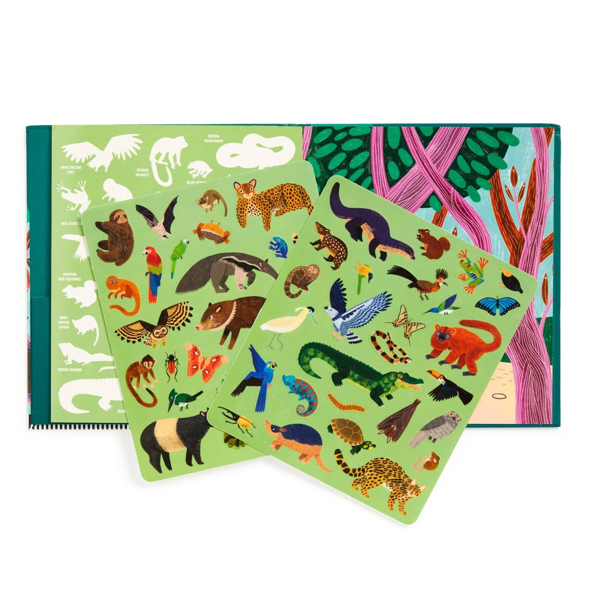 Rainforest Sticker Play Reusable Activity Set - bubblegum market