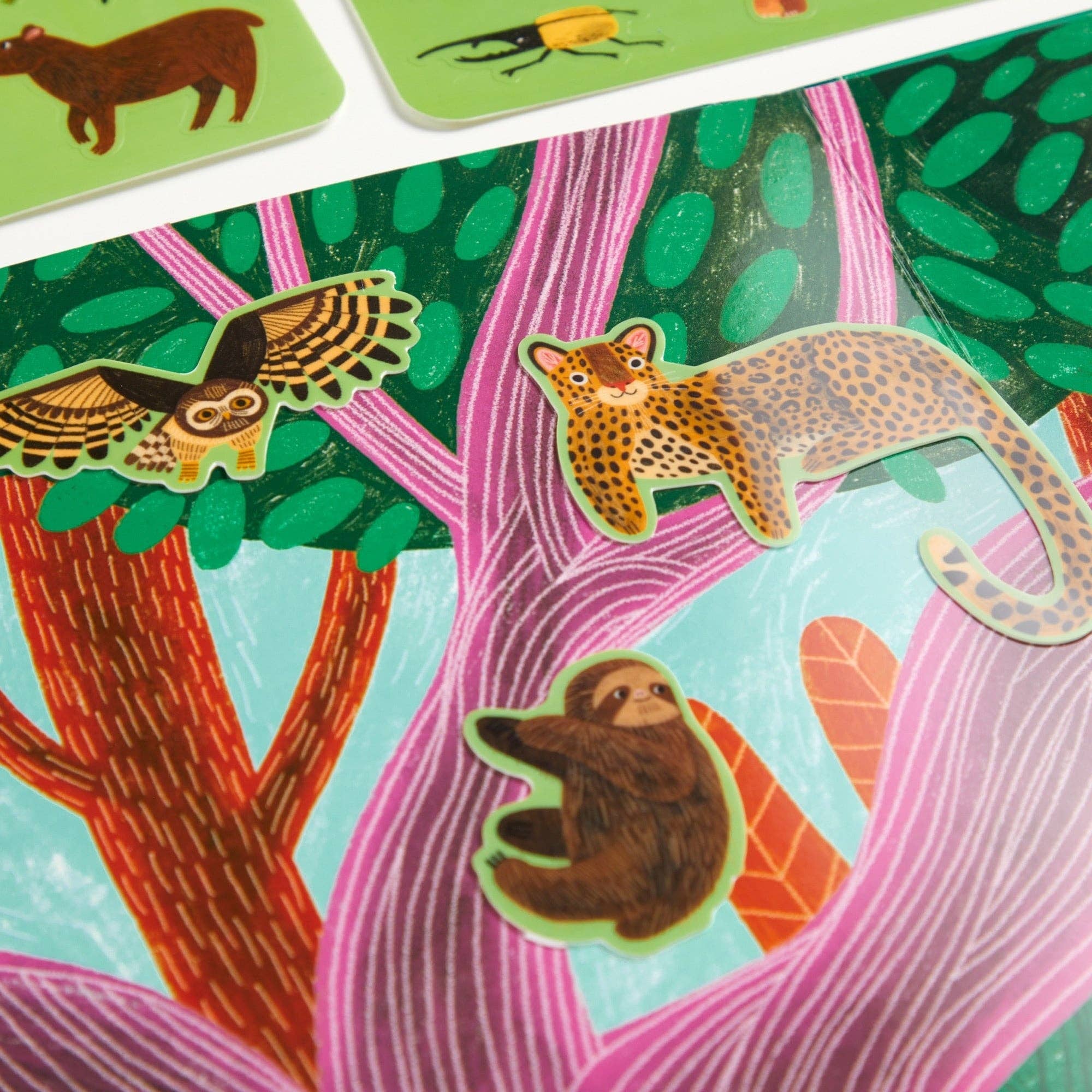 Rainforest Sticker Play Reusable Activity Set - bubblegum market