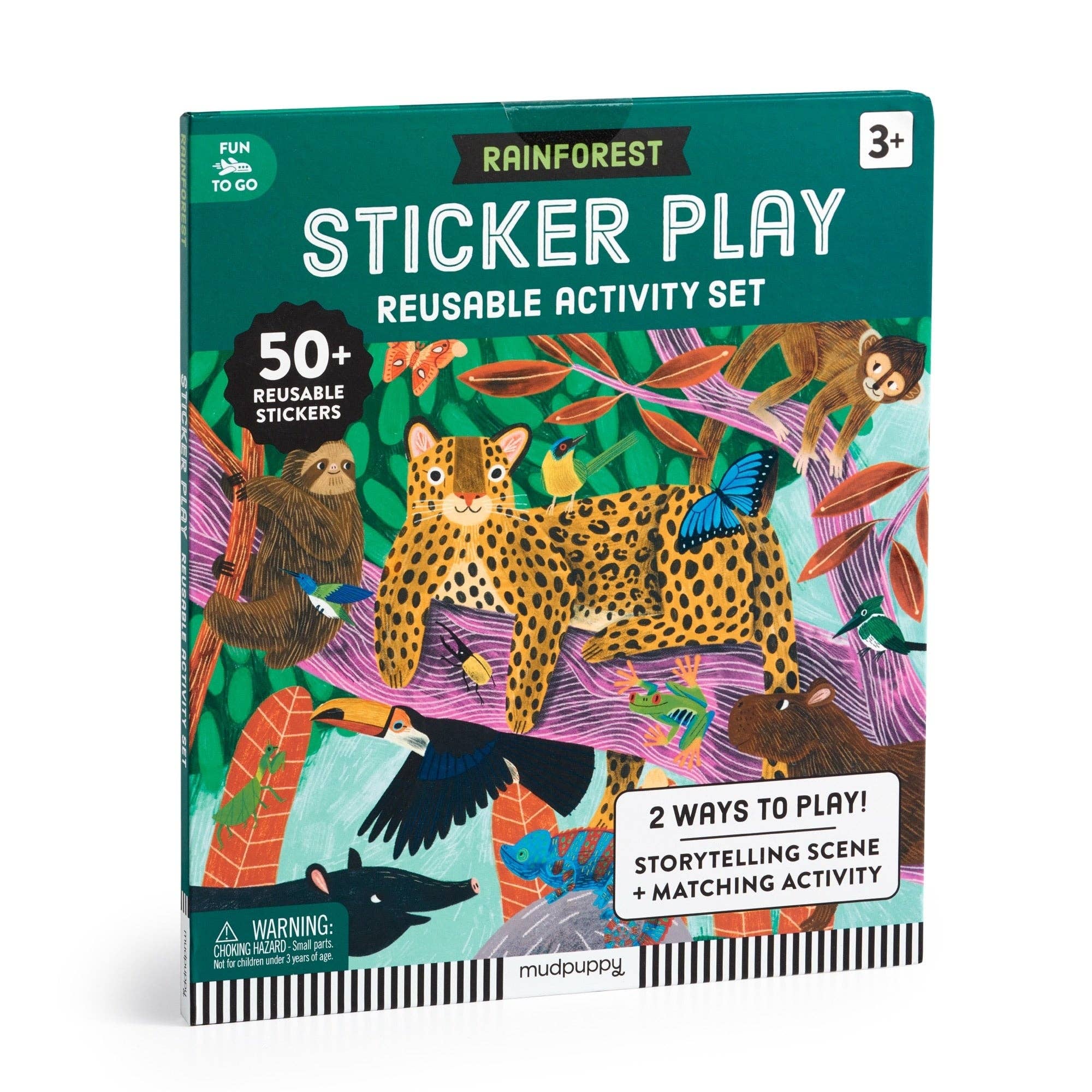 Rainforest Sticker Play Reusable Activity Set - bubblegum market