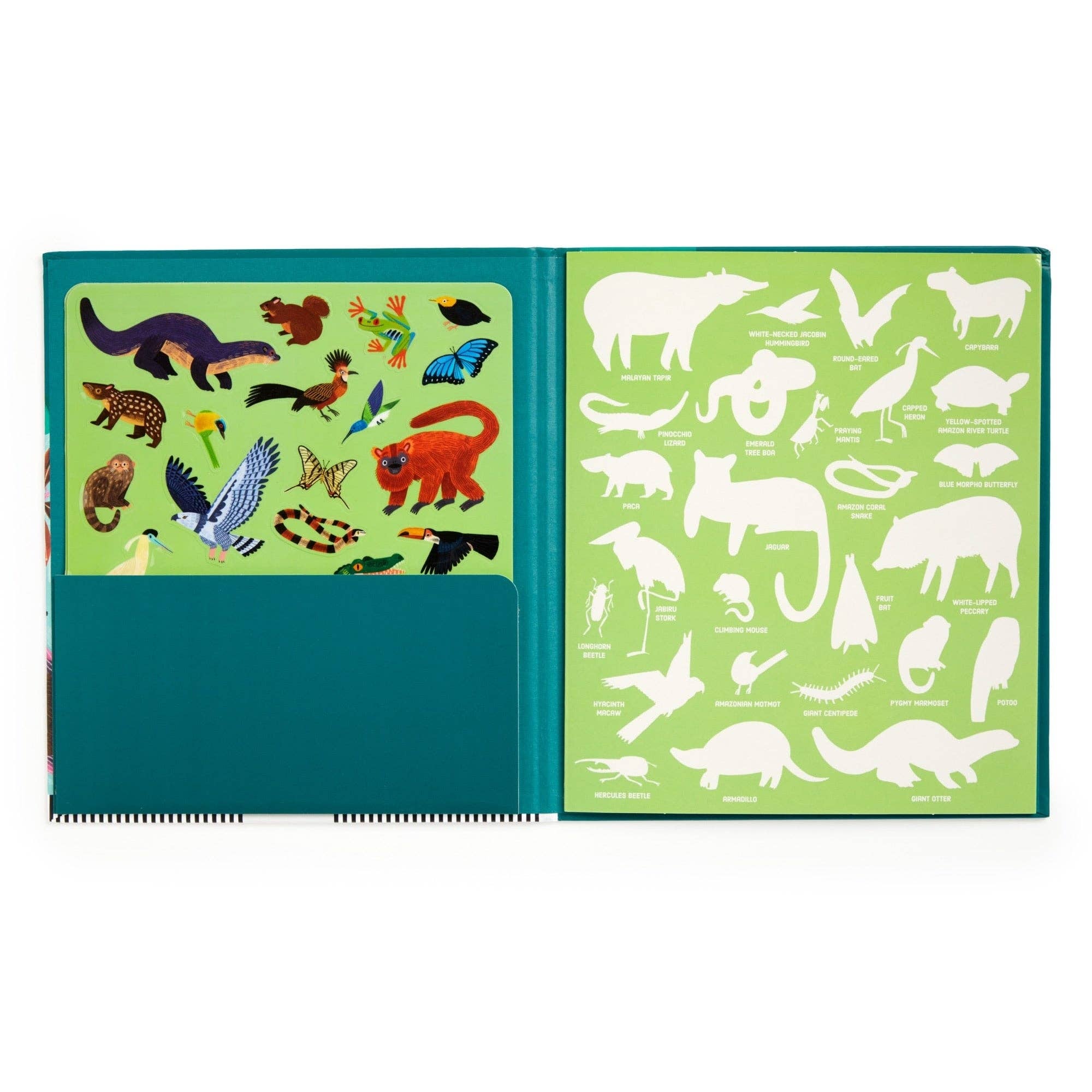 Rainforest Sticker Play Reusable Activity Set - bubblegum market