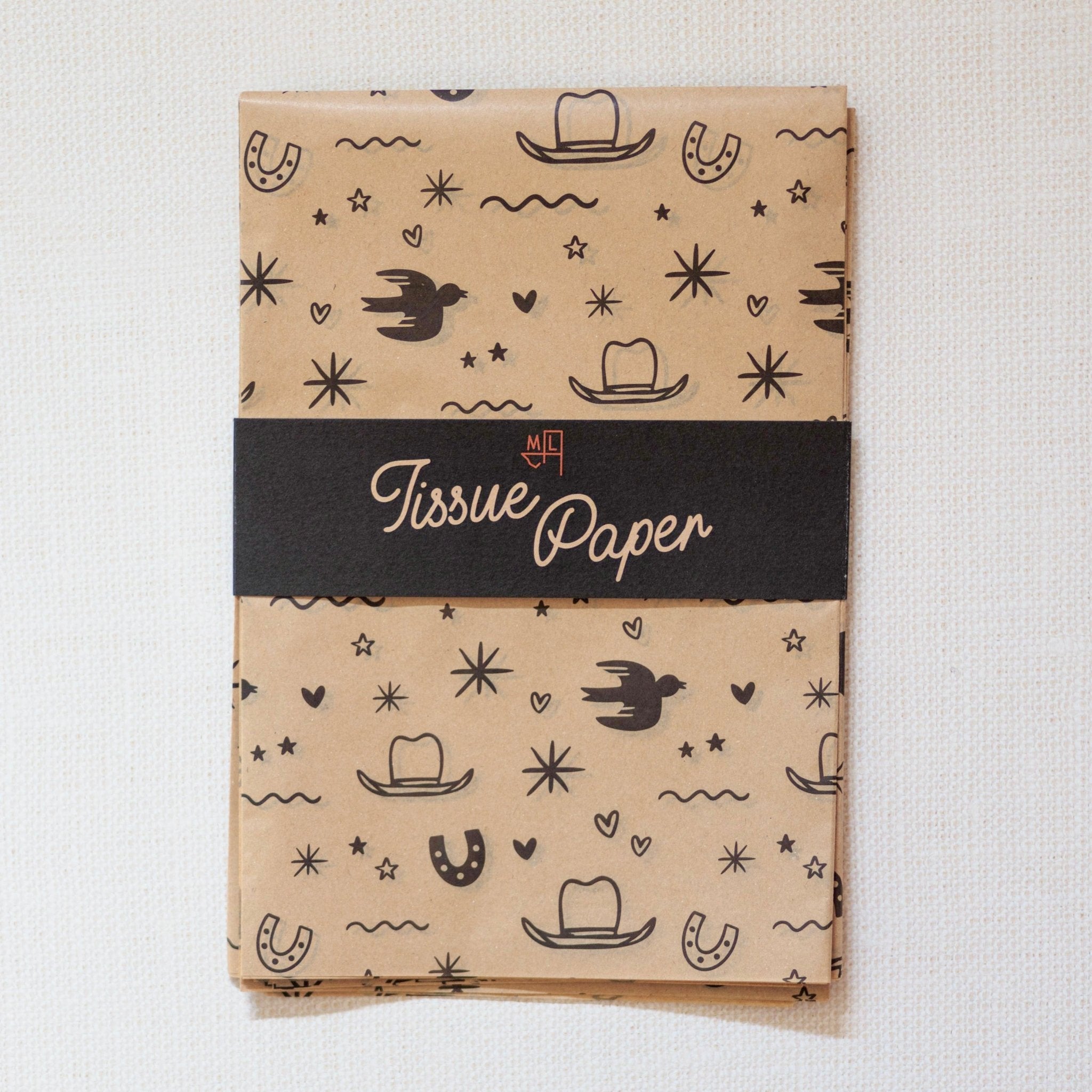 Ranch Hand Holiday Tissue Paper - bubblegum market