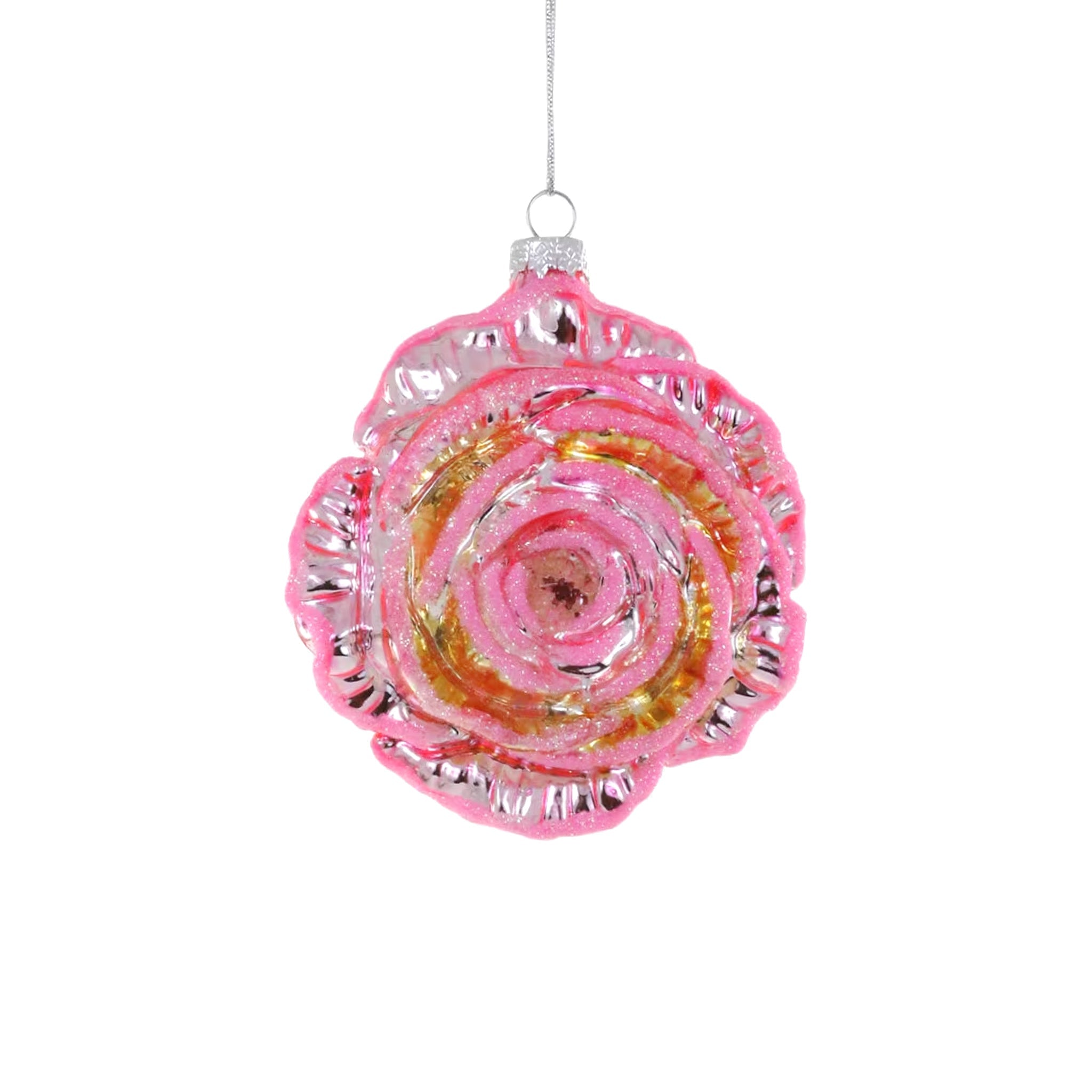 Ranunculus Ornament 3.5" - bubblegum market