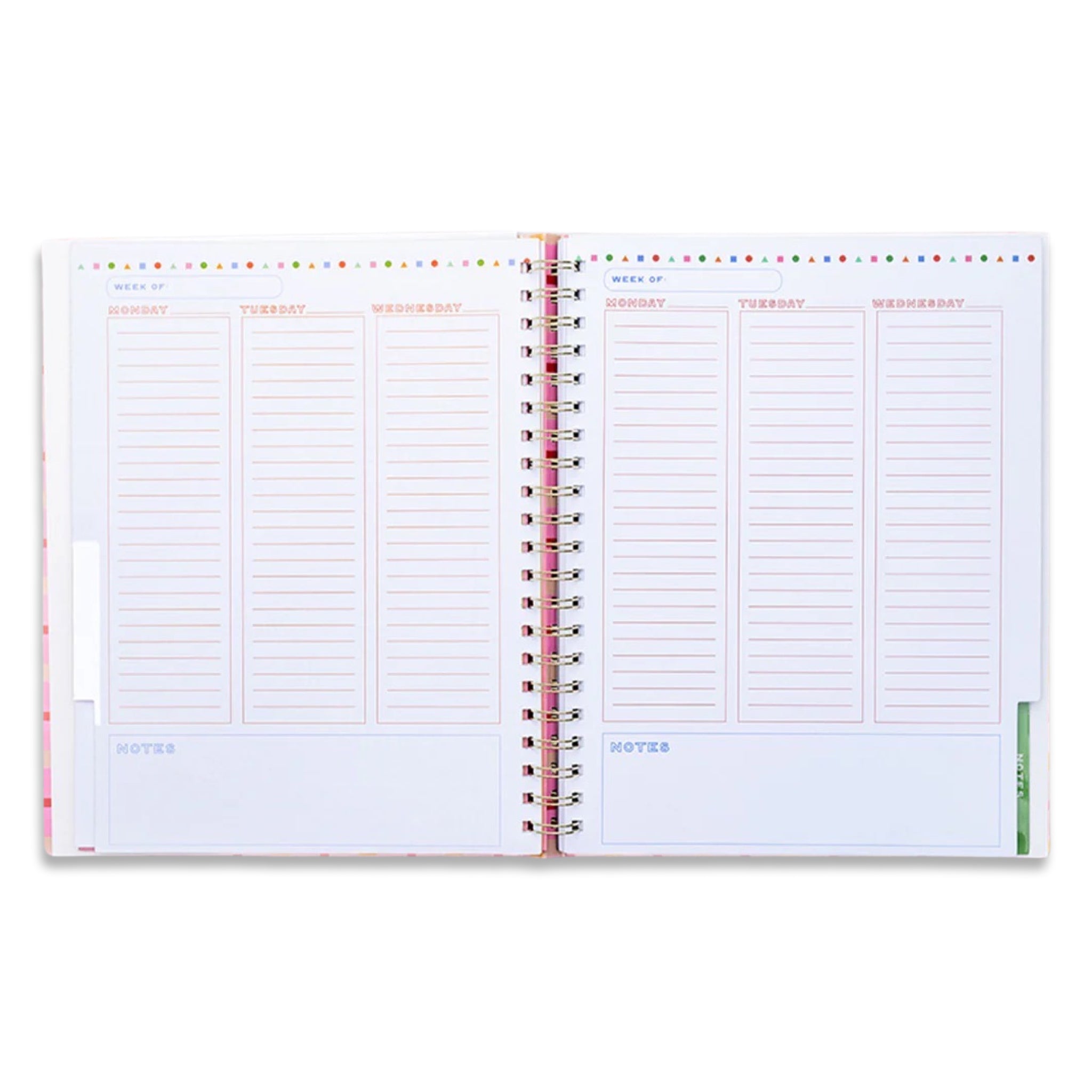 Ready for Anything Undated Weekly Planner | Semi - Concealed - bubblegum market
