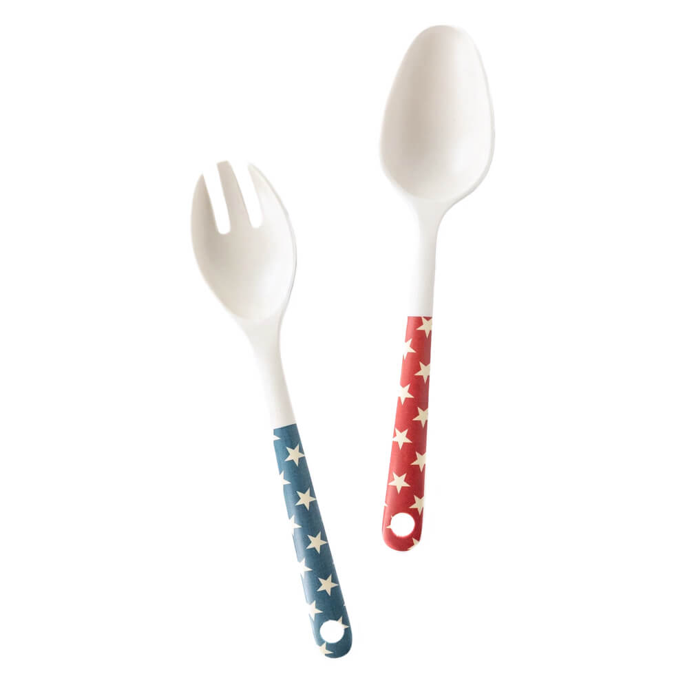 red-blue-star-hampton-reusable-bamboo-servingware-4th-of-july-serving-spoon-salad-memorial-day-bbq