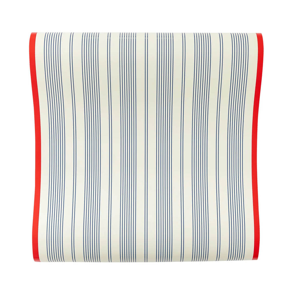 red-blue-striped-table-runner-4th-of-july-memorial-day-party