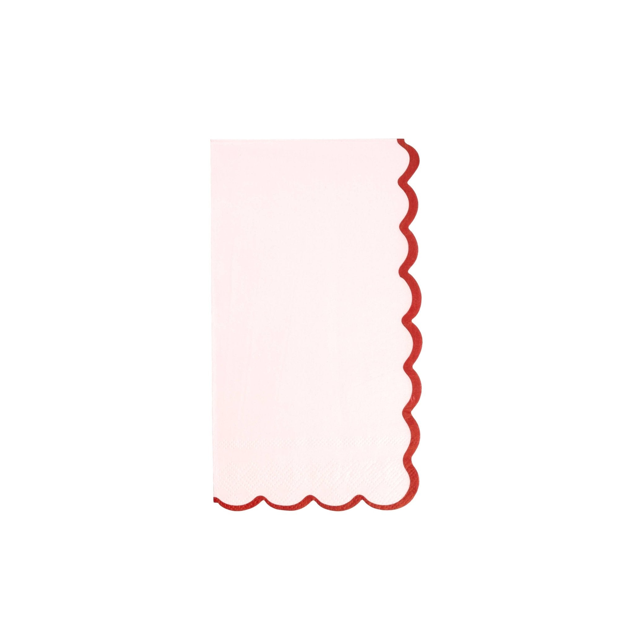 Red & Green Holiday Cheer Guest Towel Napkins - bubblegum market