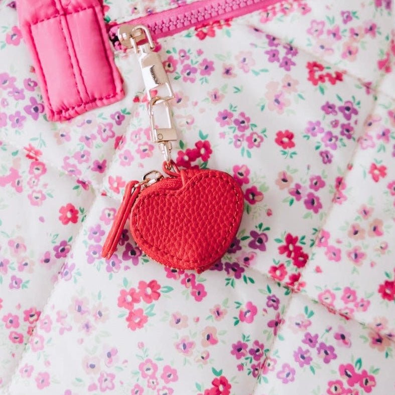 Red Heart Bag Charm - bubblegum market