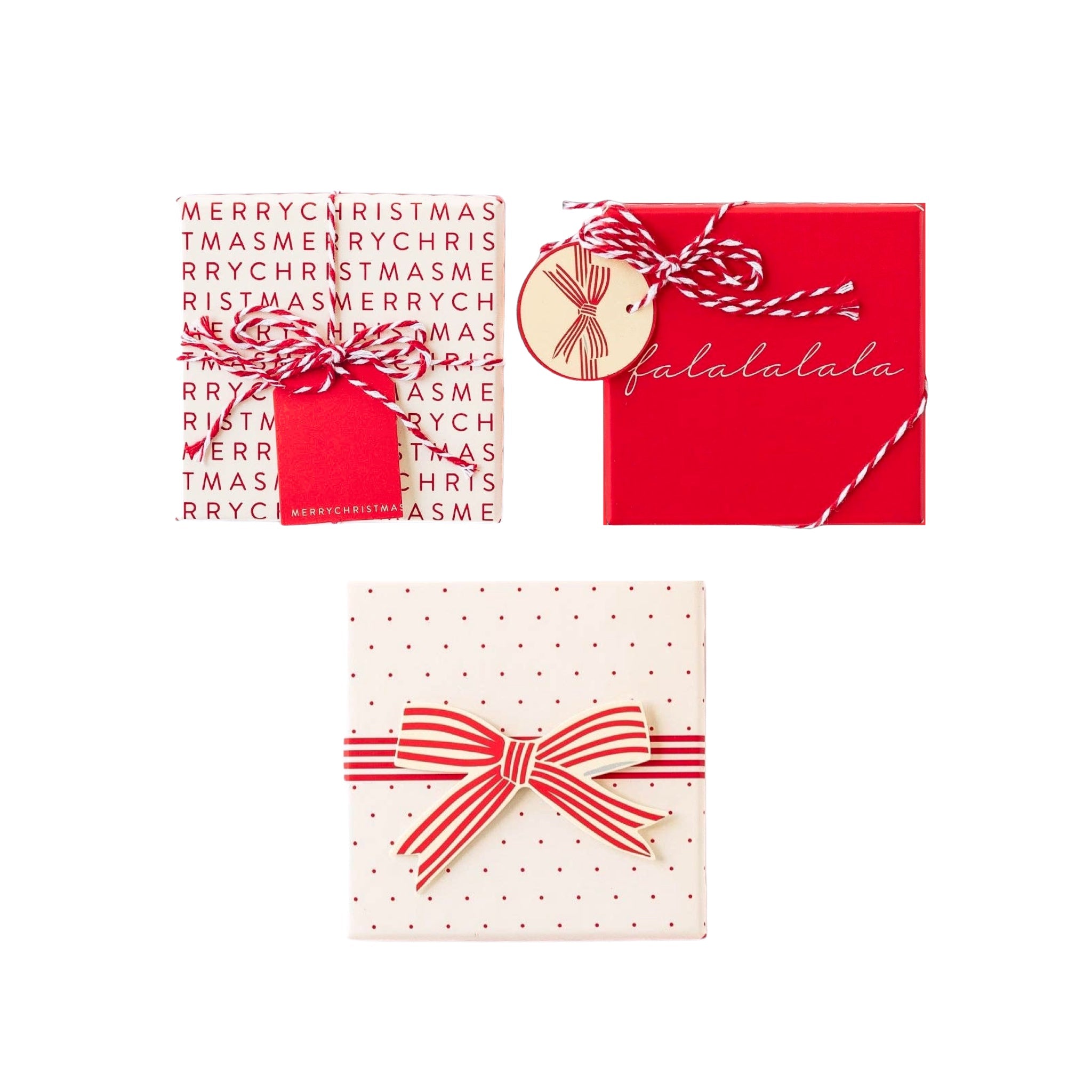 Red Holiday Gift Card Boxes - bubblegum market