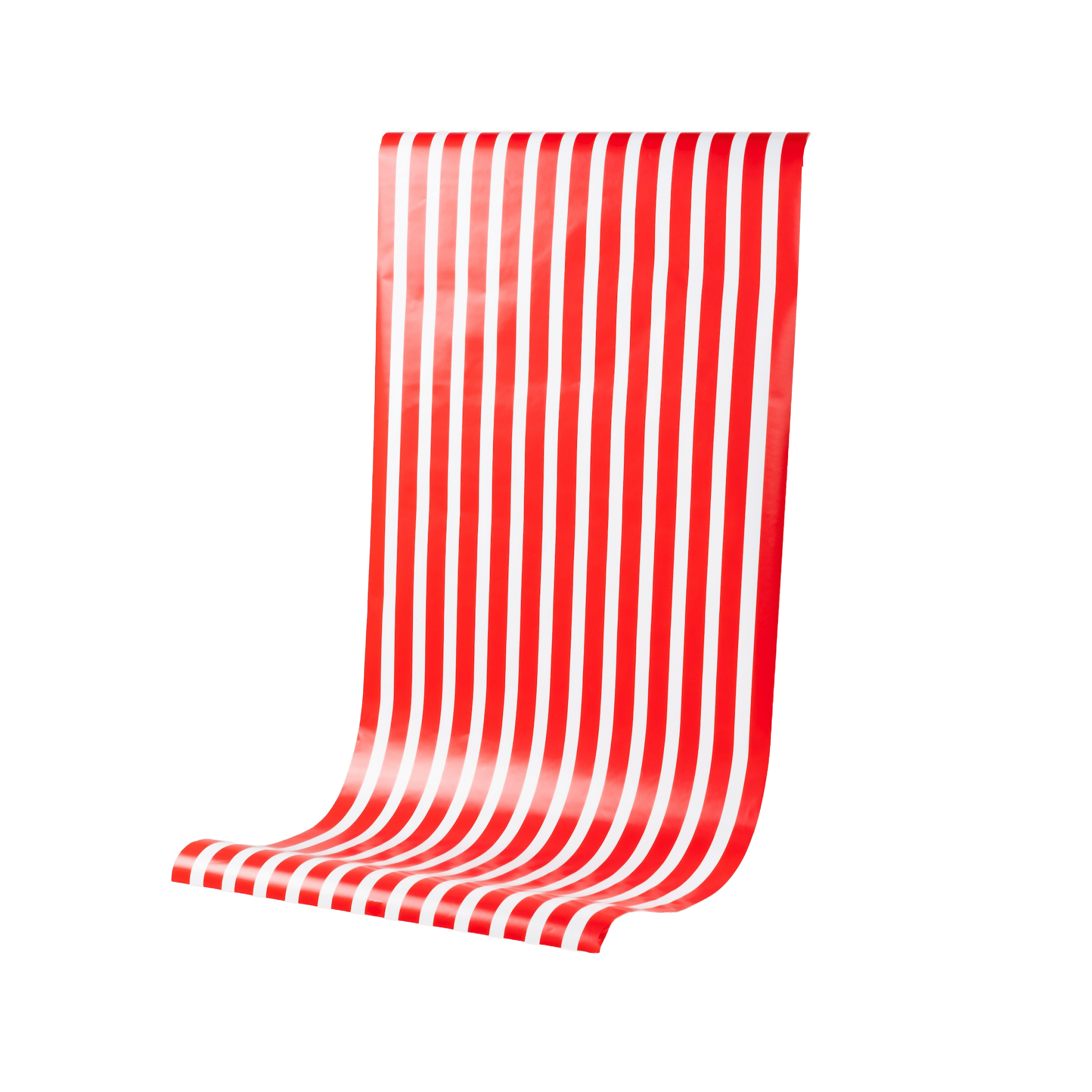 Red Stripe Paper Table Runner - bubblegum market