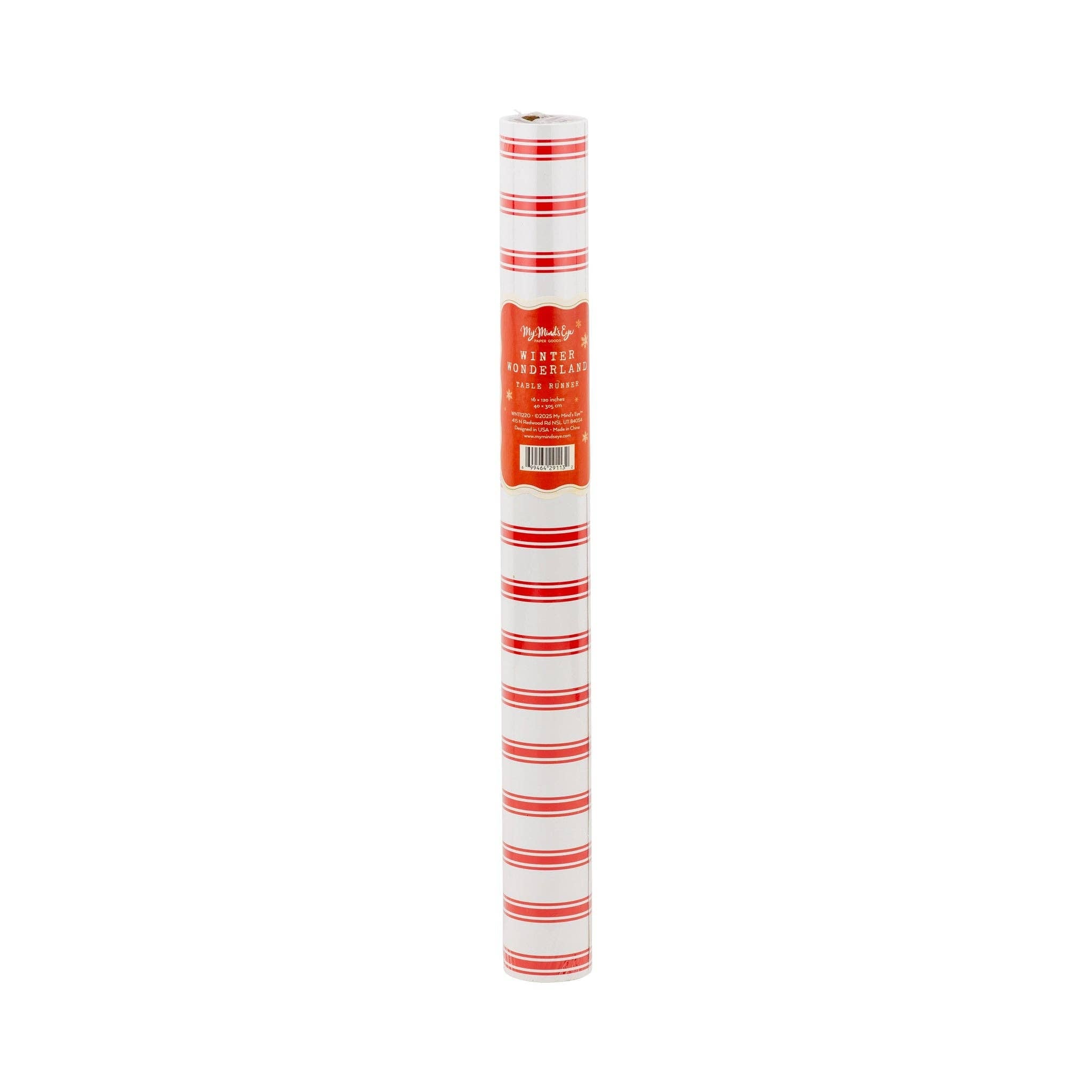 Red Stripe Table Runner - bubblegum market
