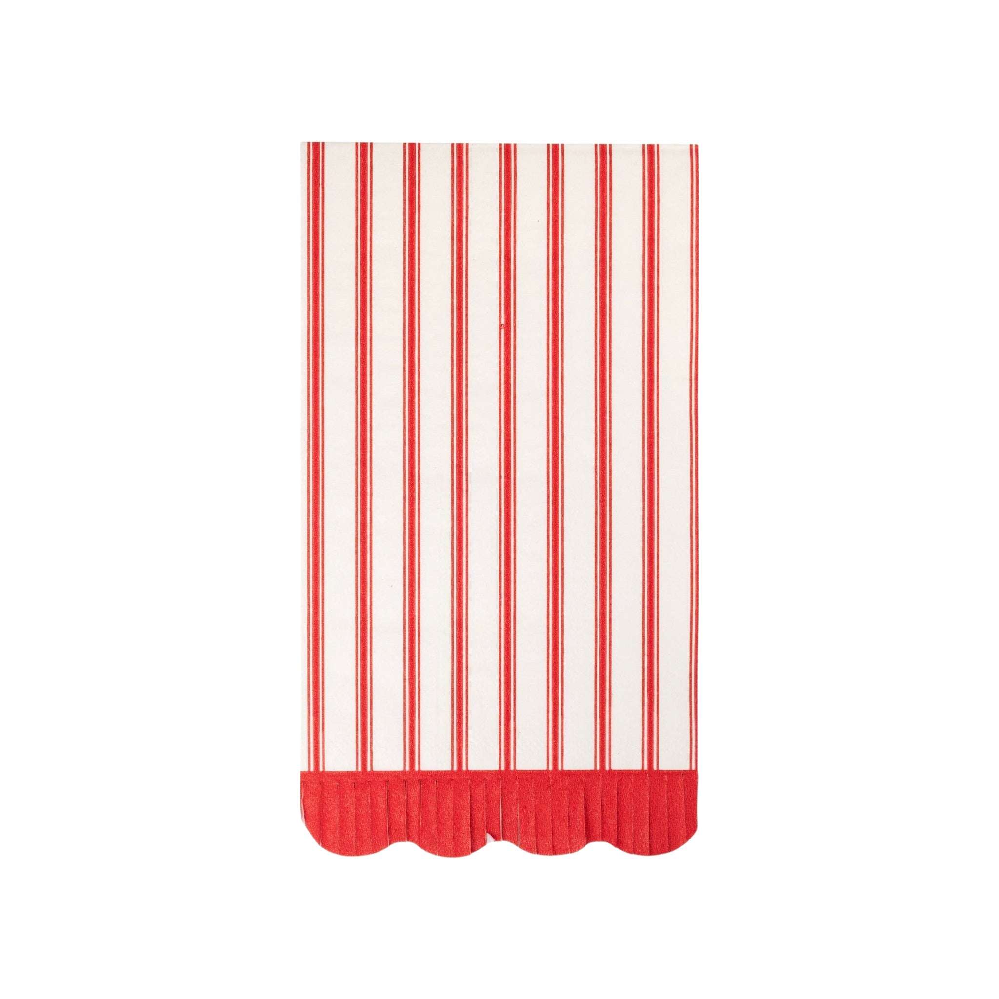 Red Striped Dinner Napkins - bubblegum market