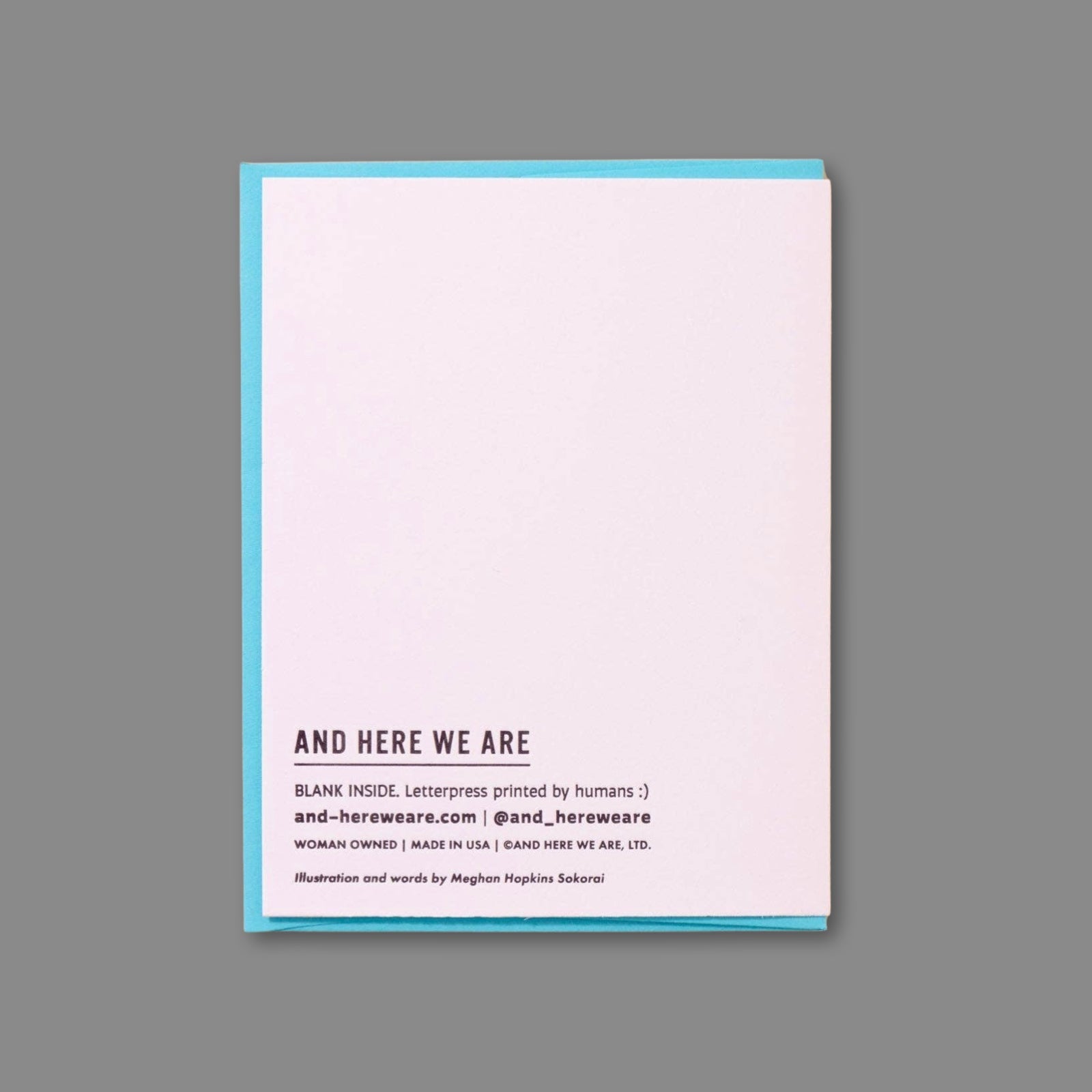 Reel Good Fish Letterpress Birthday Greeting Card - bubblegum market