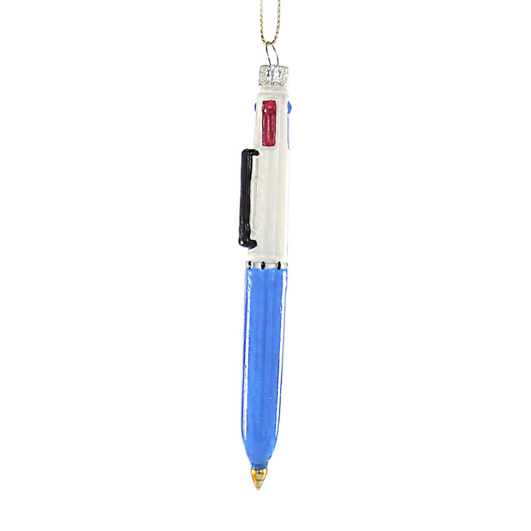 Retro Color Click Pen Ornament 4.75" - bubblegum market