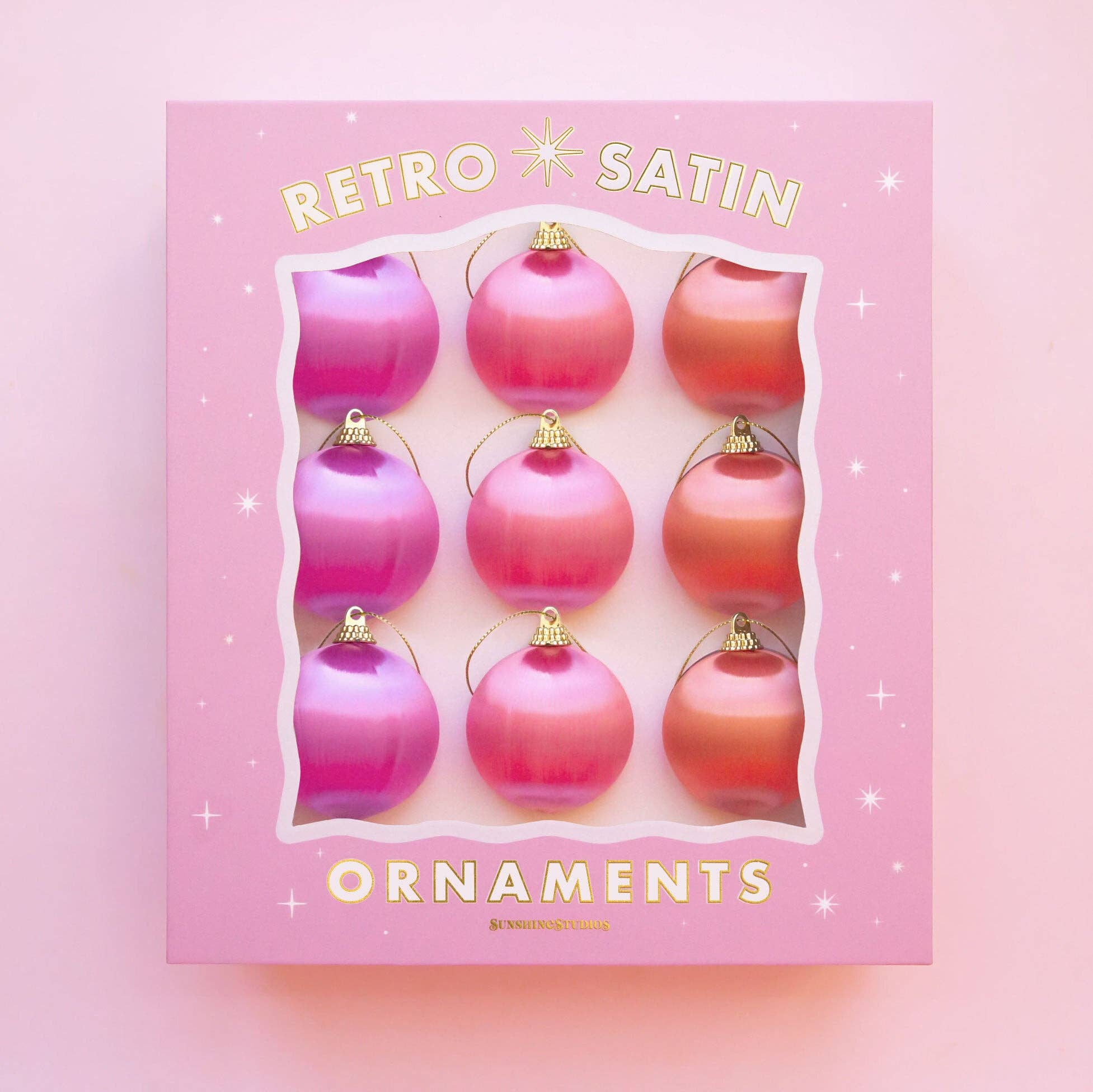 Retro Satin Ornaments Set - bubblegum market