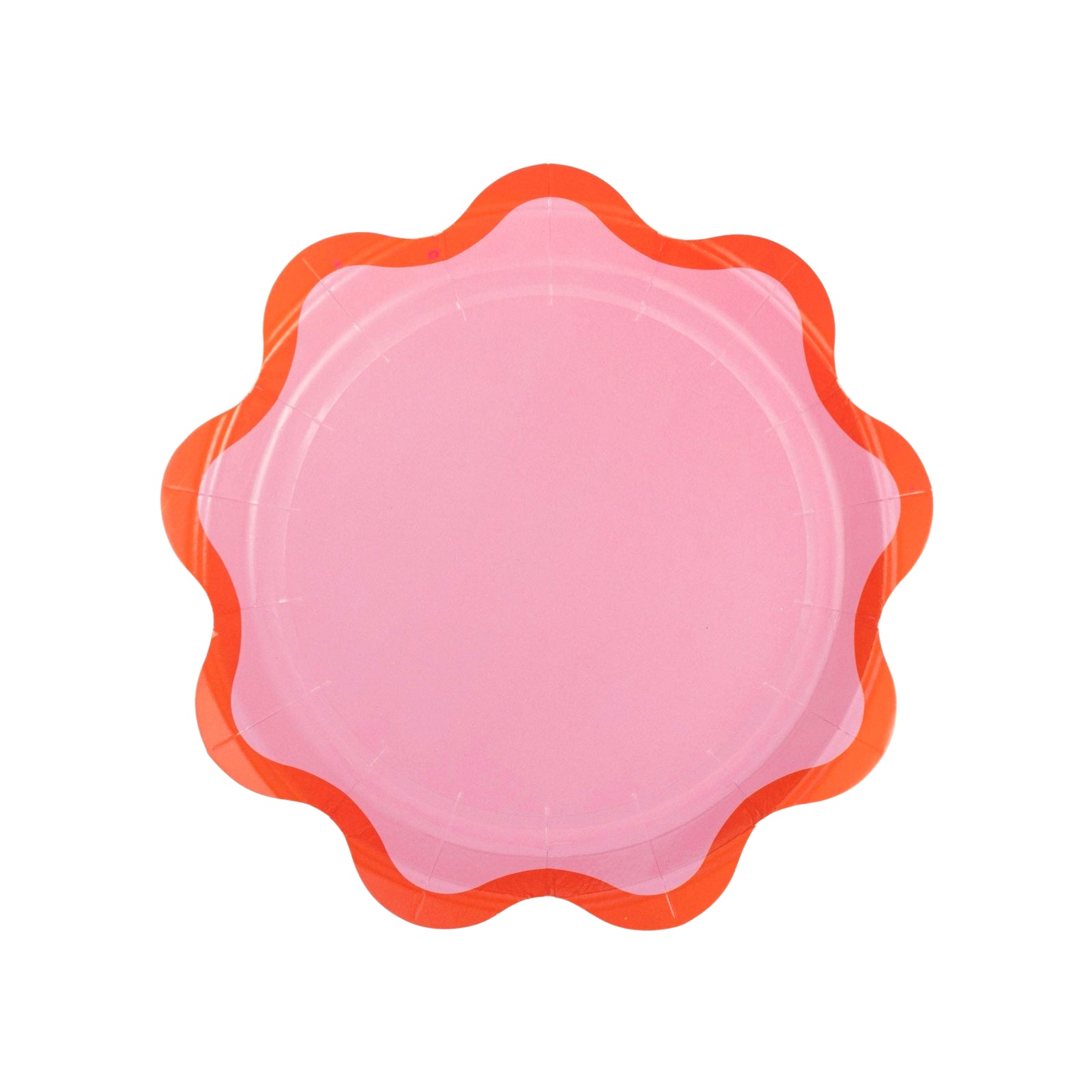 Ric Rac Edge Dessert Plates 7" - bubblegum market
