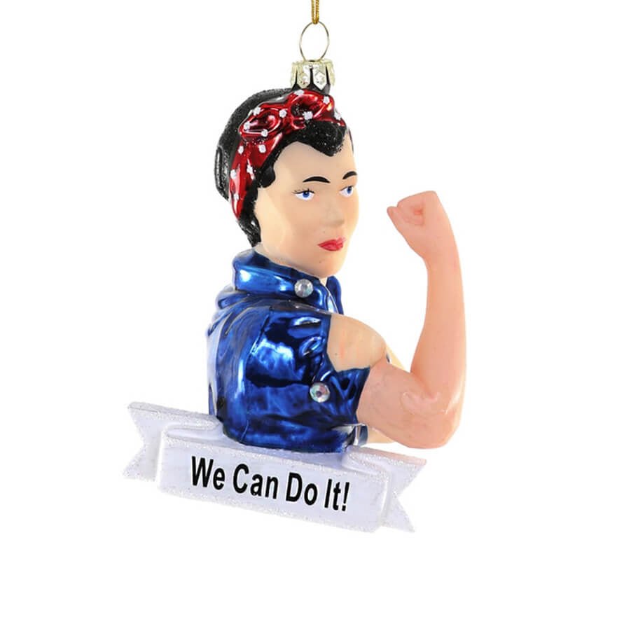 Rosie the Riveter Ornament 5" - bubblegum market