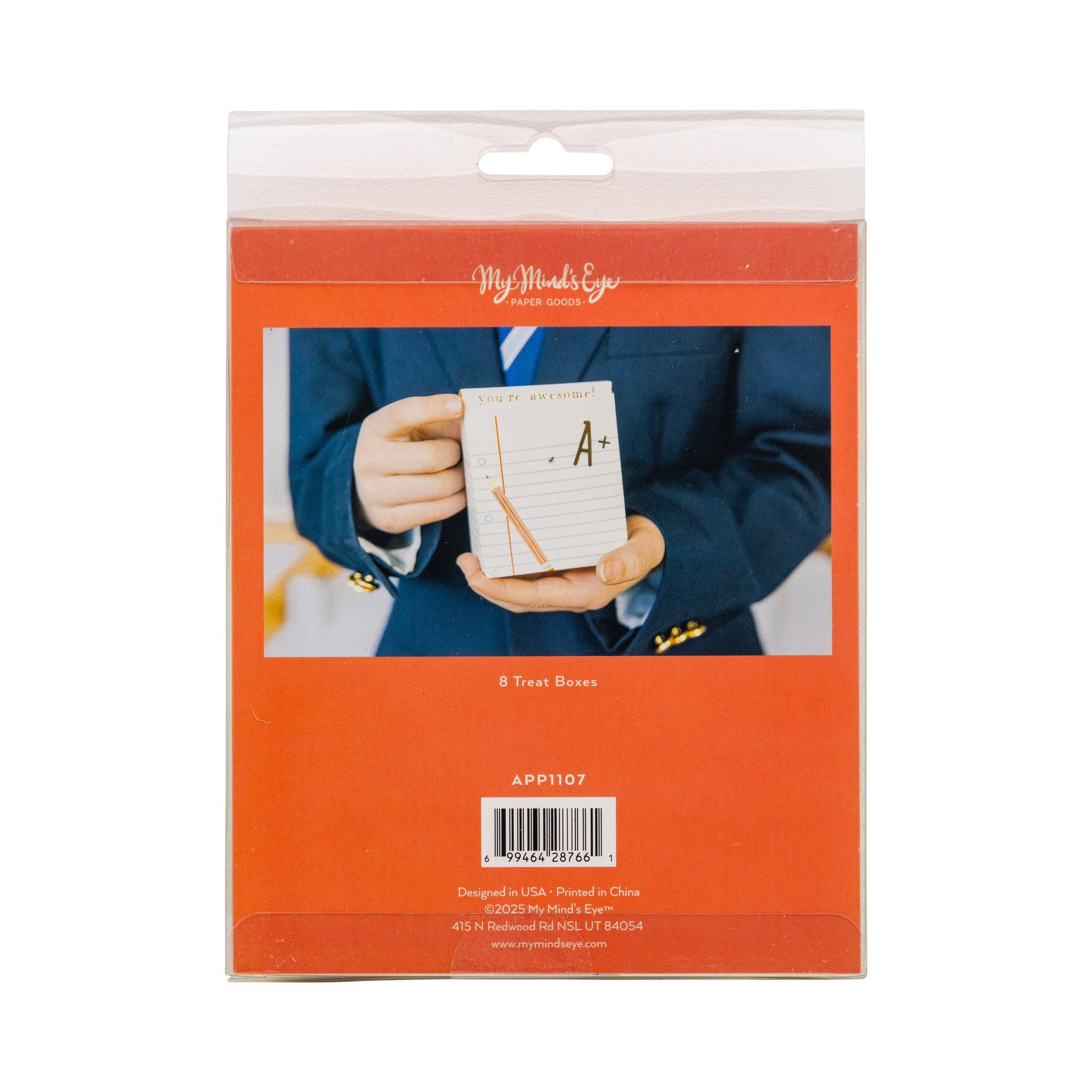 Ruled Paper Treat Boxes (8ct) - bubblegum market