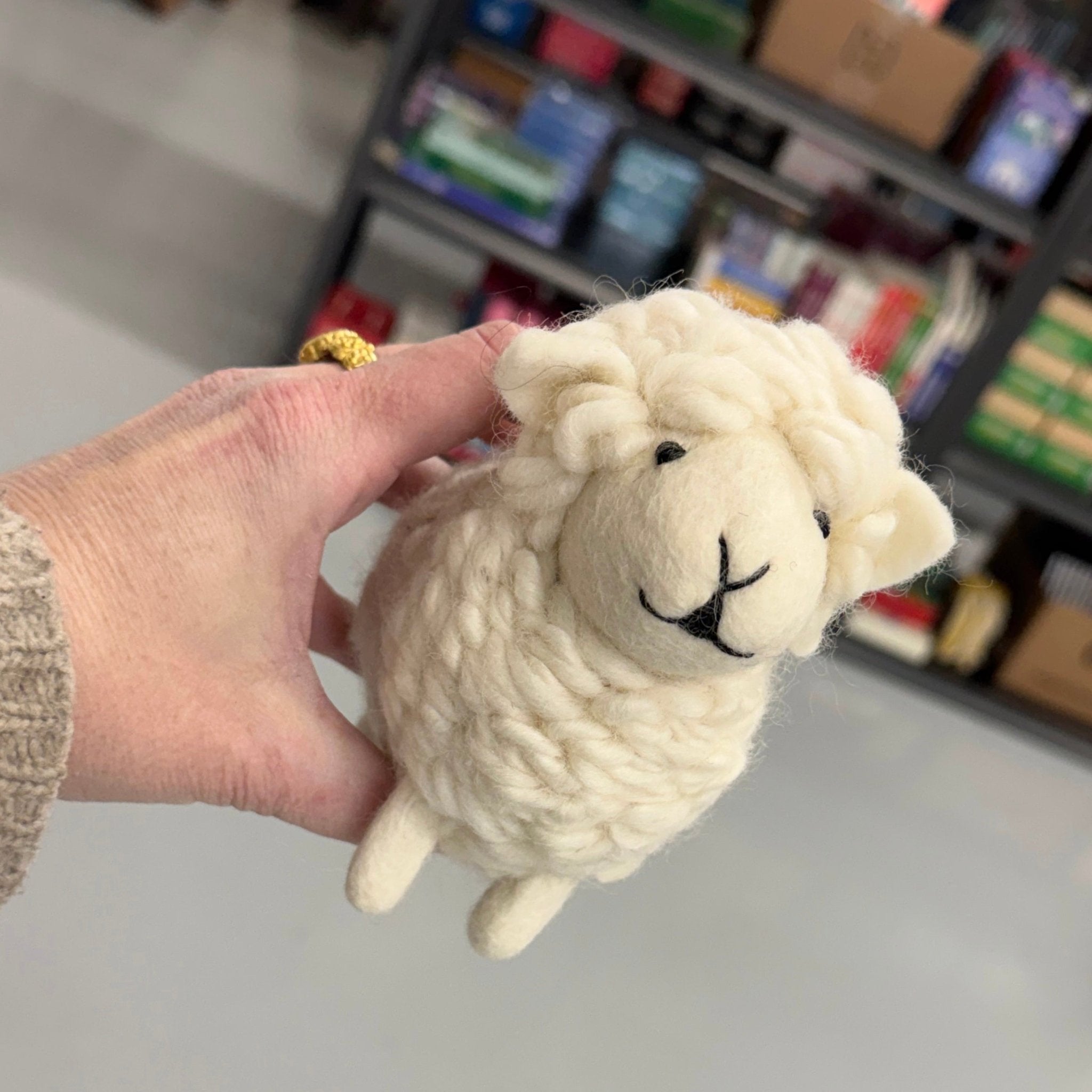 Sadie Sheep Felt Toy - bubblegum market