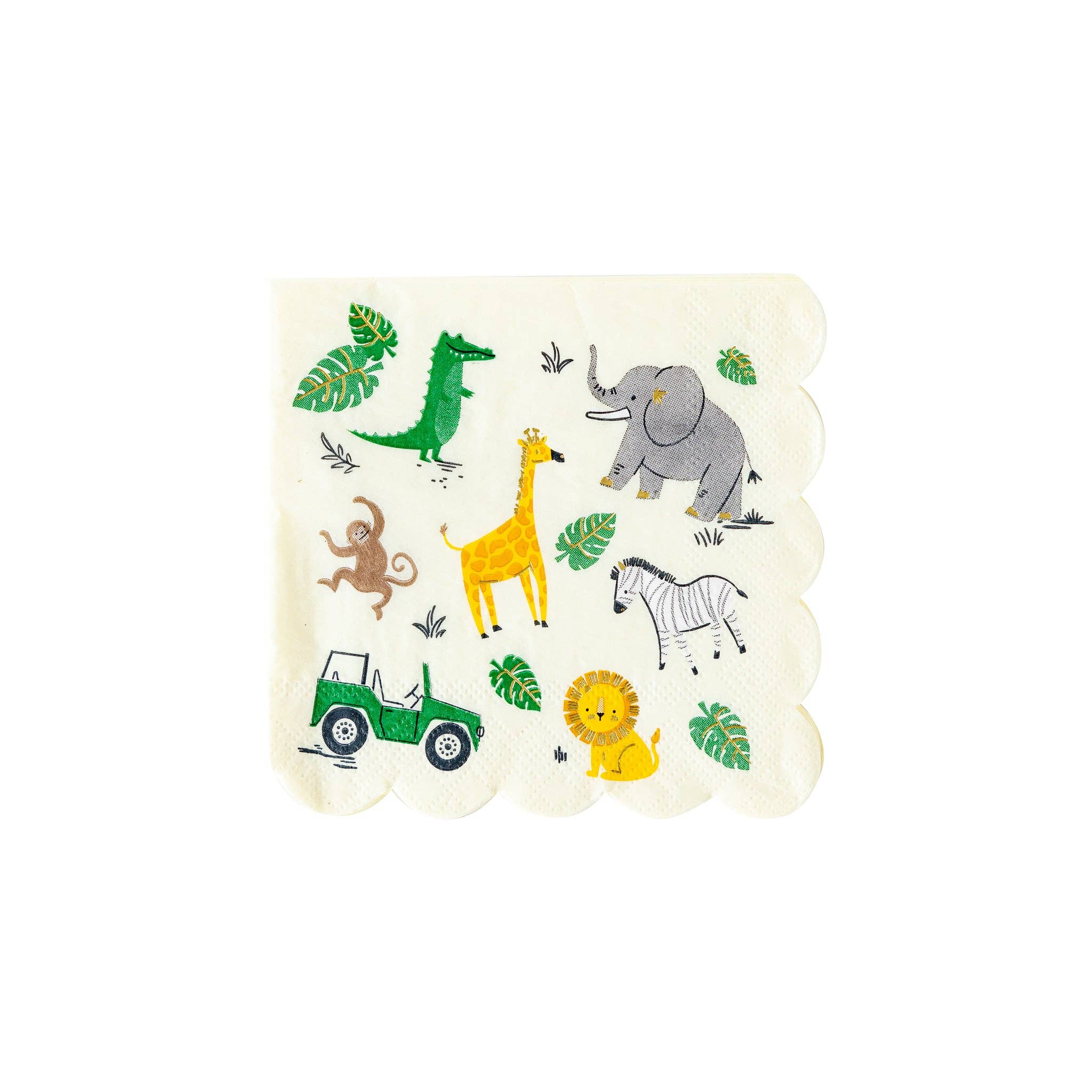 Safari Paper Cocktail Napkins - bubblegum market