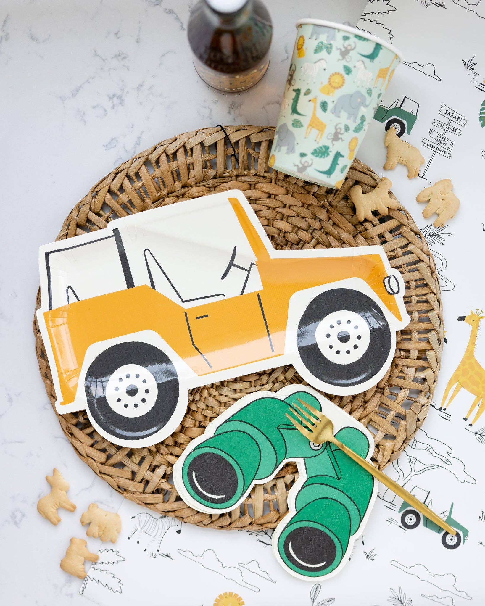 Safari Party Cups - bubblegum market