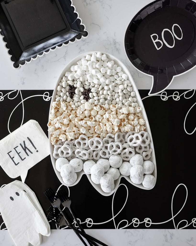 salem-apothecary-boo-halloween-paper-table-runner-my-minds-eye-ghost-party-styled