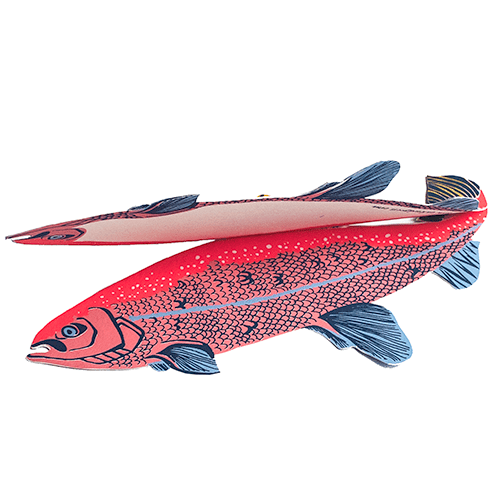 Salmon Oversized Greeting Card - bubblegum market