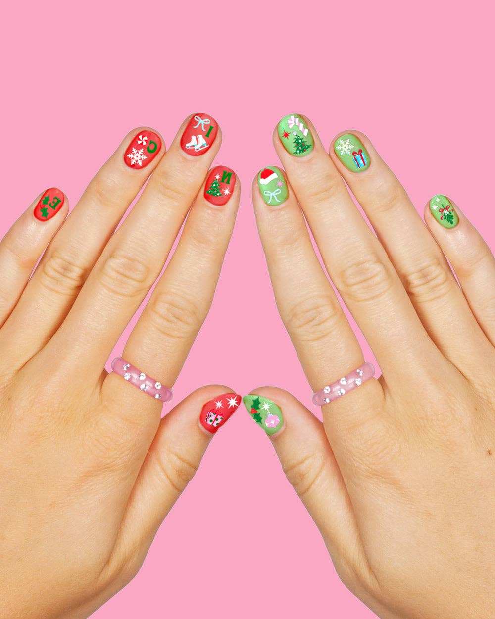 Santa Baby Nail Stickers - bubblegum market