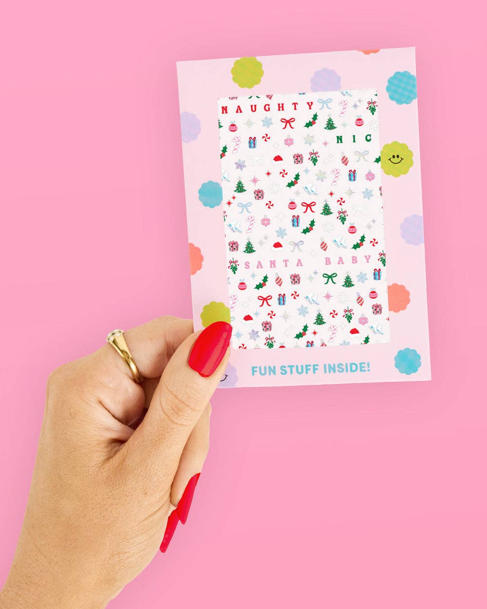 Santa Baby Nail Stickers - bubblegum market