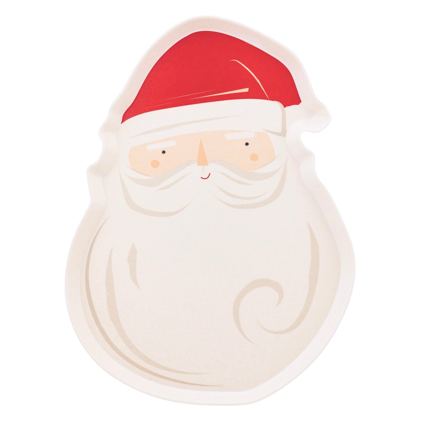 Santa Face Bamboo Tray 17.5" - bubblegum market