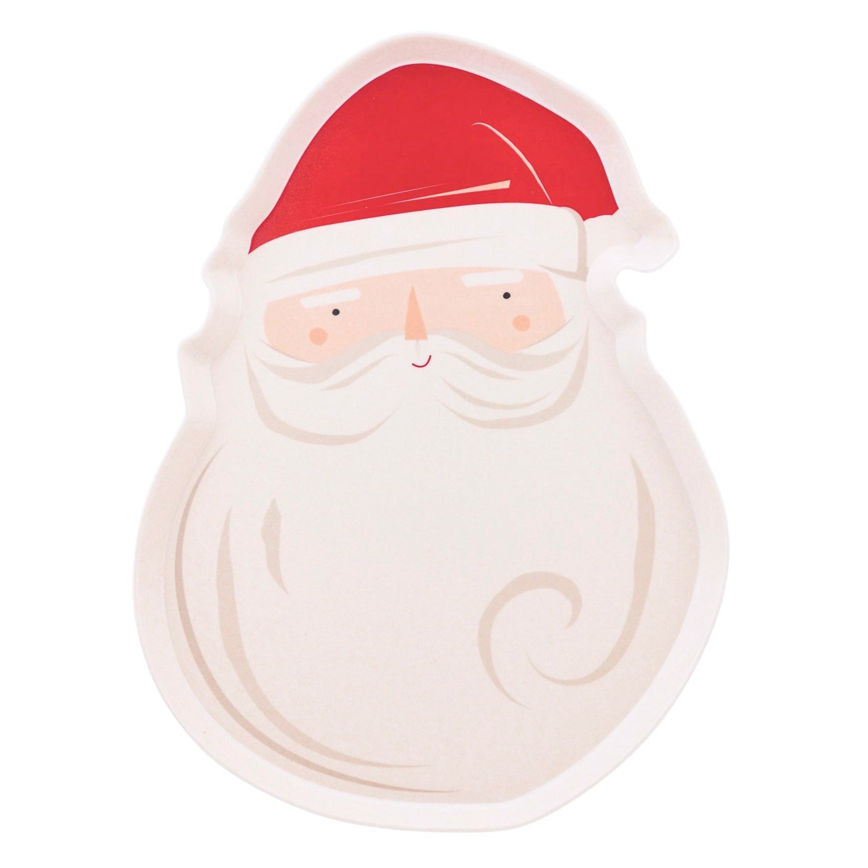 Santa Face Bamboo Tray 17.5" - bubblegum market