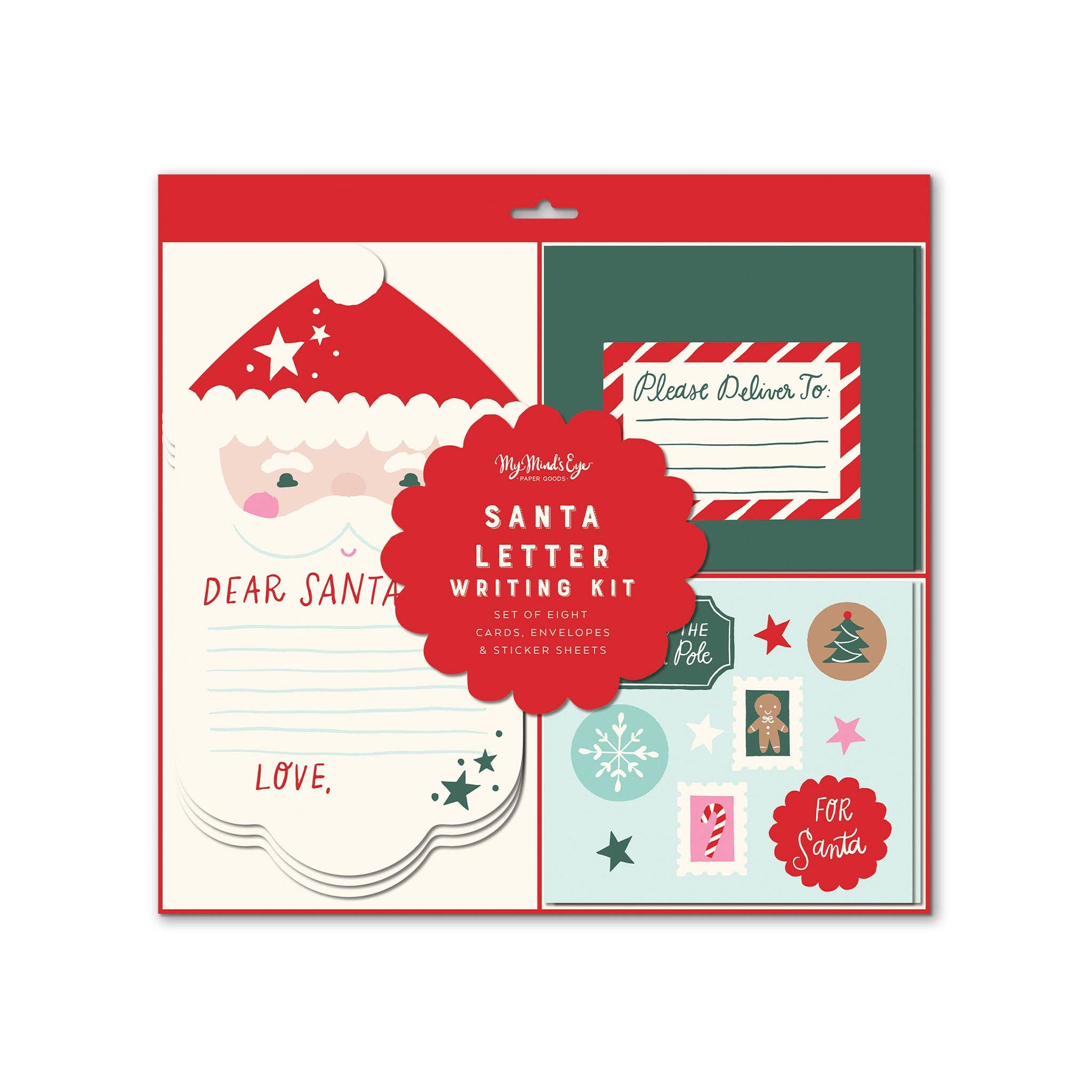 Santa Letter Writing Kit - bubblegum market