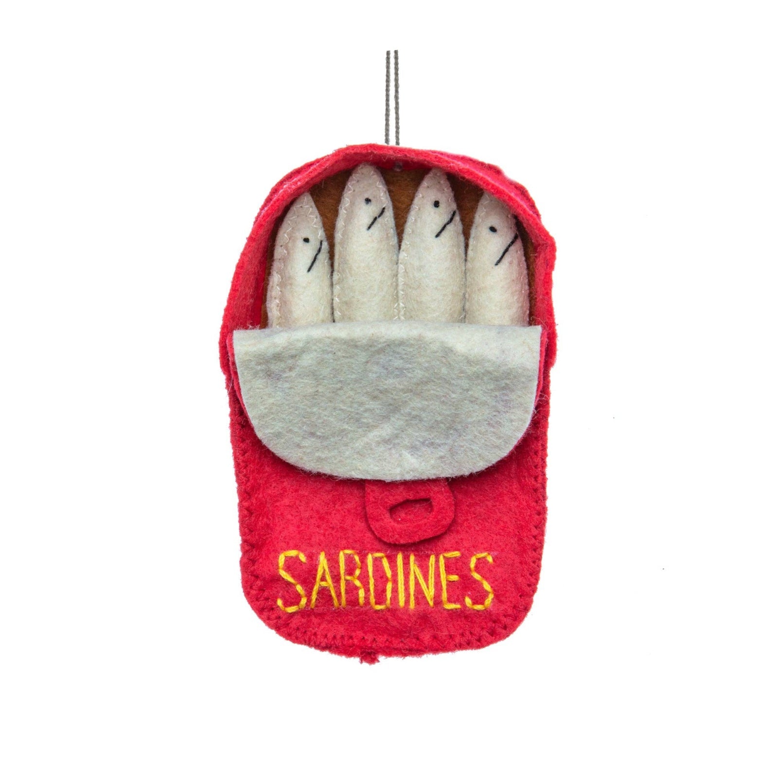 Sardines Felt Ornament - bubblegum market