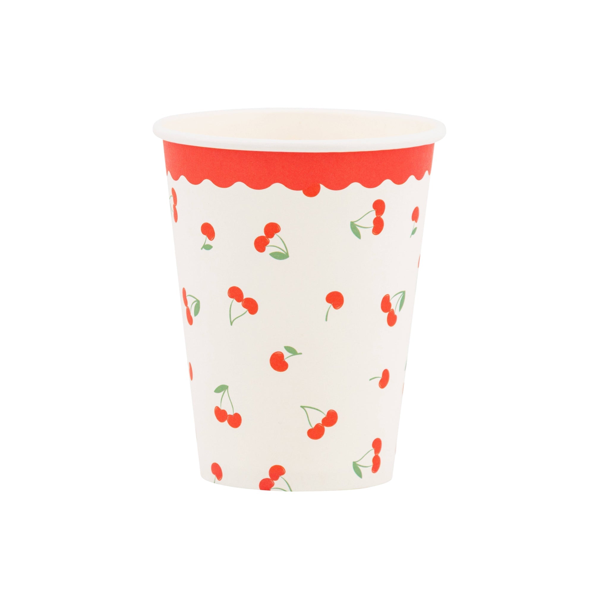 Scattered Cherries Paper Cups - bubblegum market