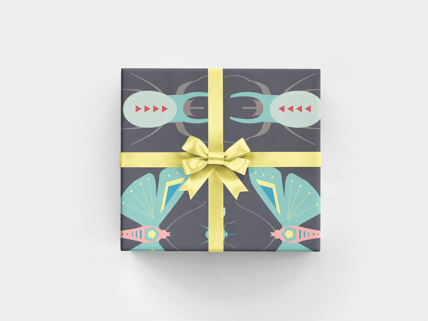 Scientific Bugs Wrapping Paper Sheet - bubblegum market