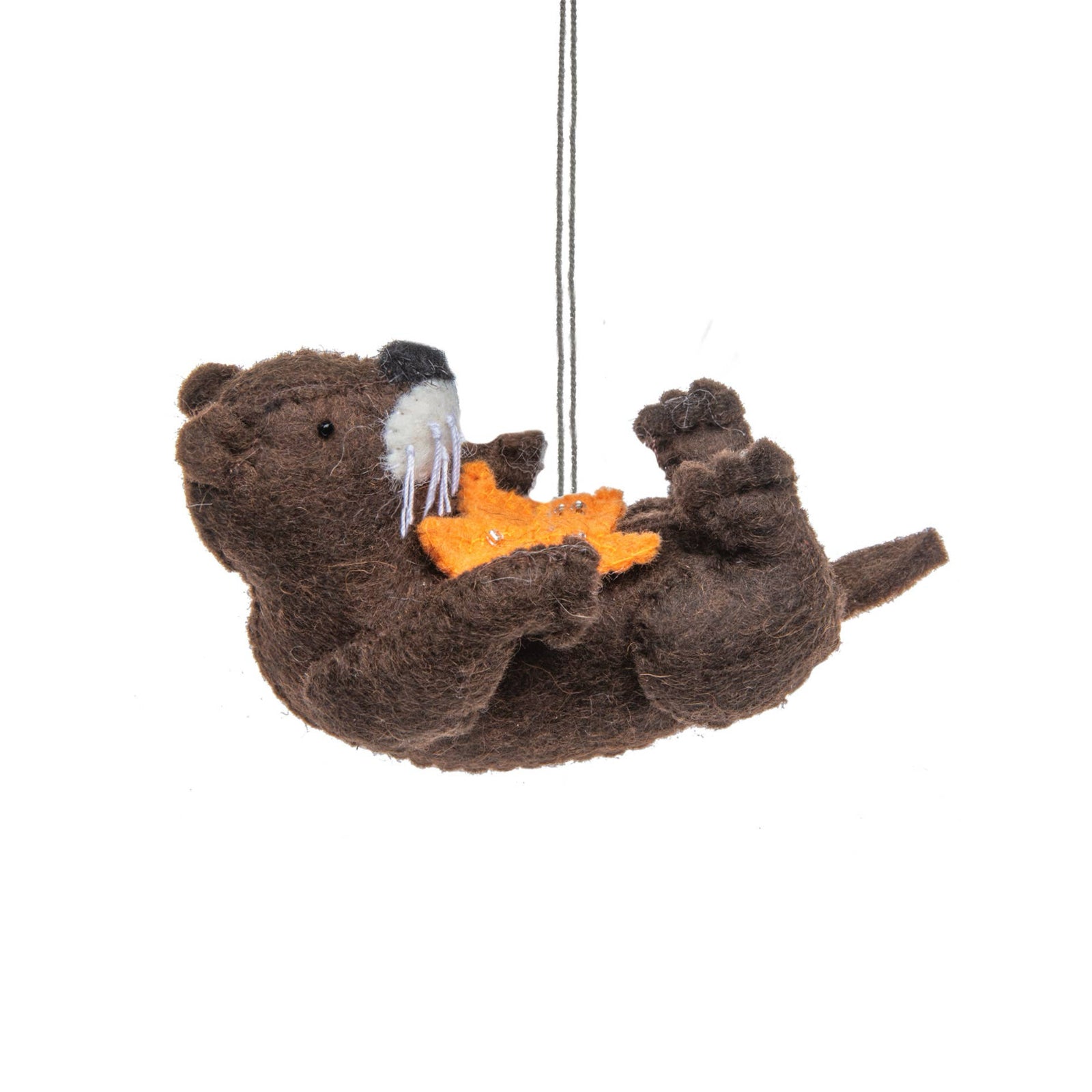 Sea Otter Felt Ornament - bubblegum market