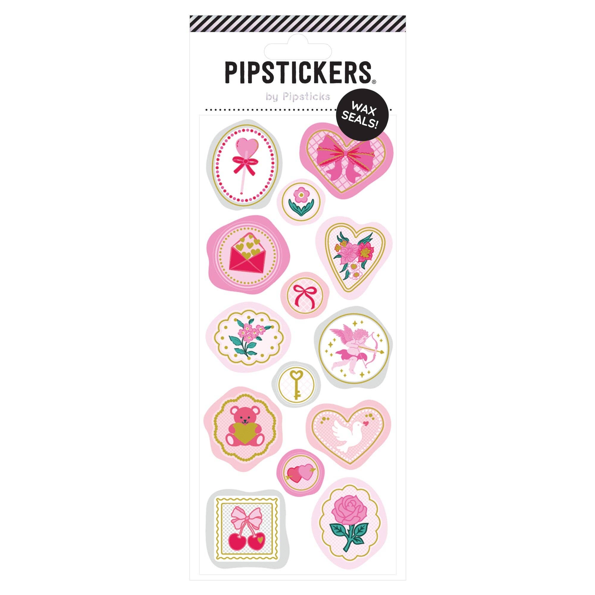 Seal of Love Wax Seal Stickers - bubblegum market