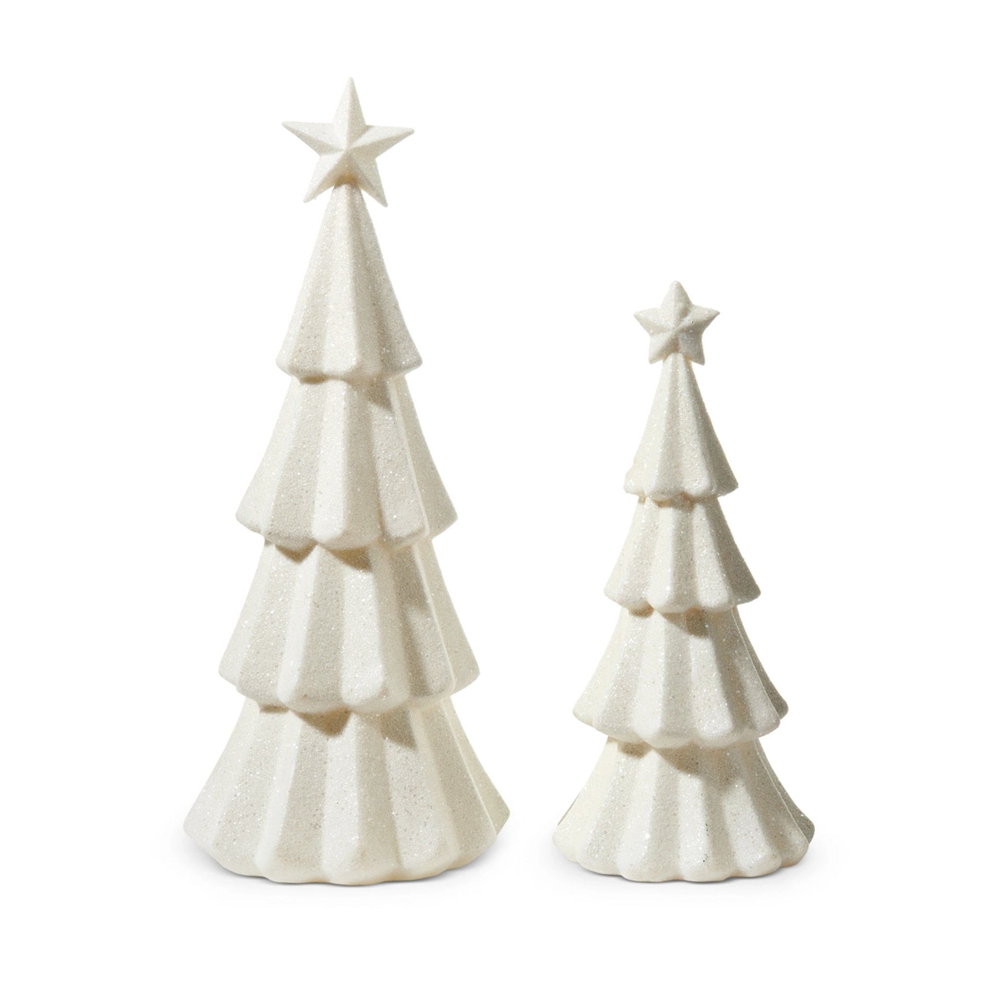 Season's Sparkle White Glitter Trees 15.5" - bubblegum market