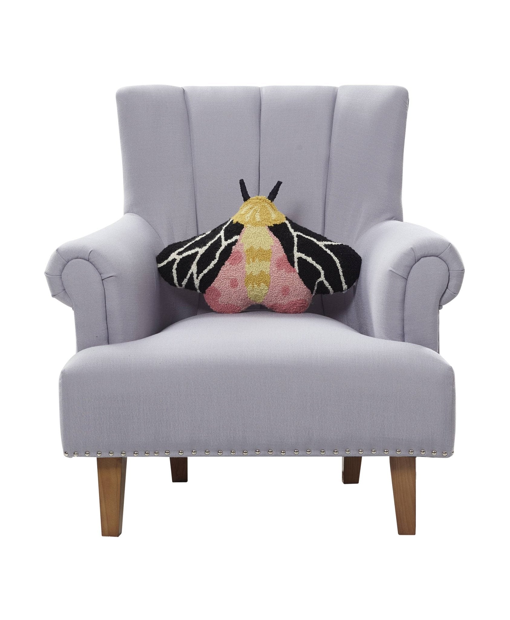 Shaped Moth Hook Pillow - bubblegum market