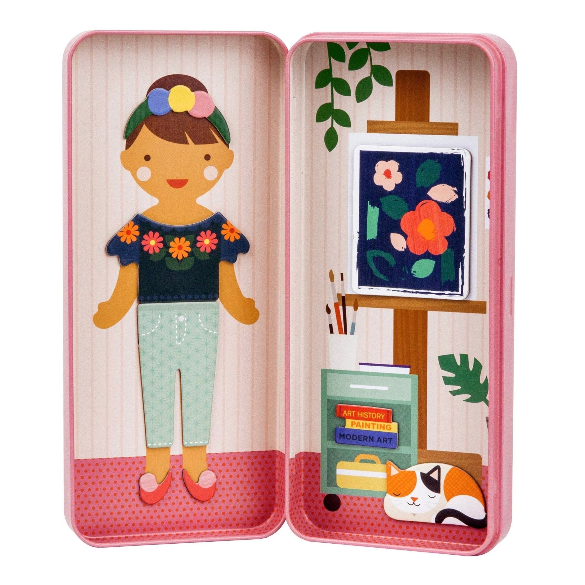 Shine Bright At The Studio Magnetic Play Set - bubblegum market