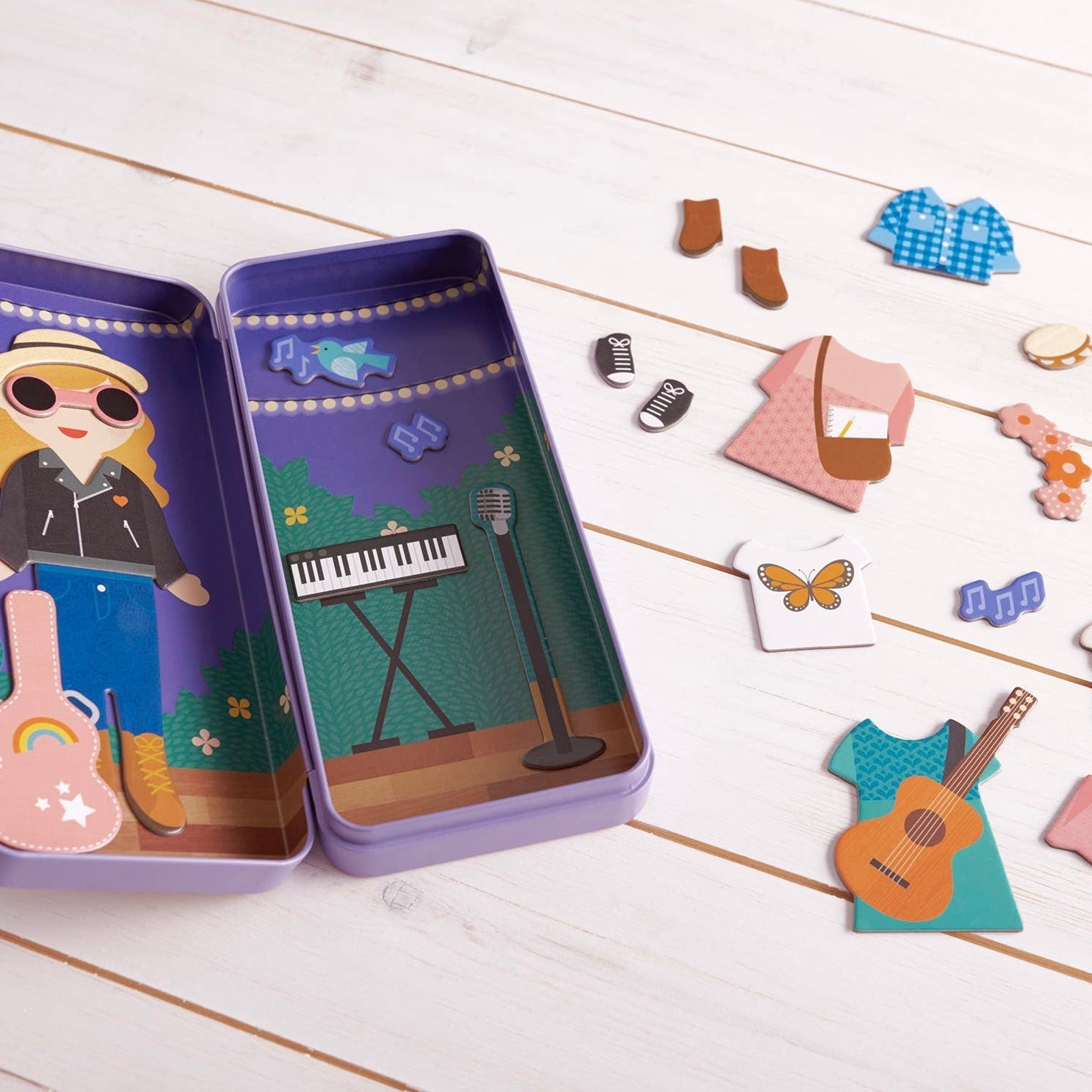 Shine Bright Music Maker Magnetic Play Set - bubblegum market